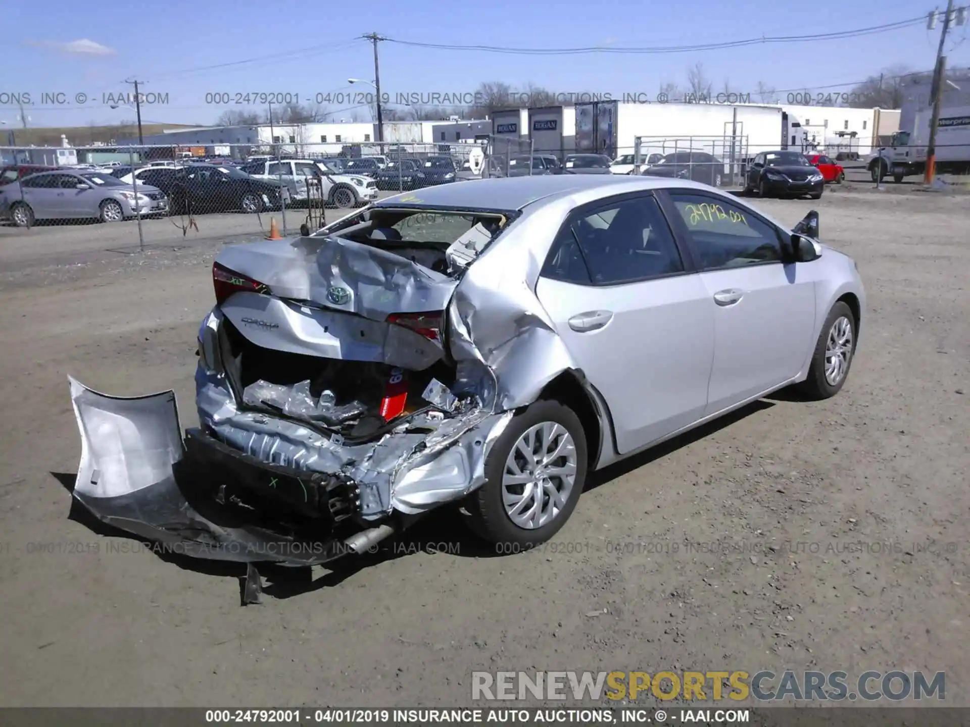 6 Photograph of a damaged car 2T1BURHEXKC130152 TOYOTA COROLLA 2019