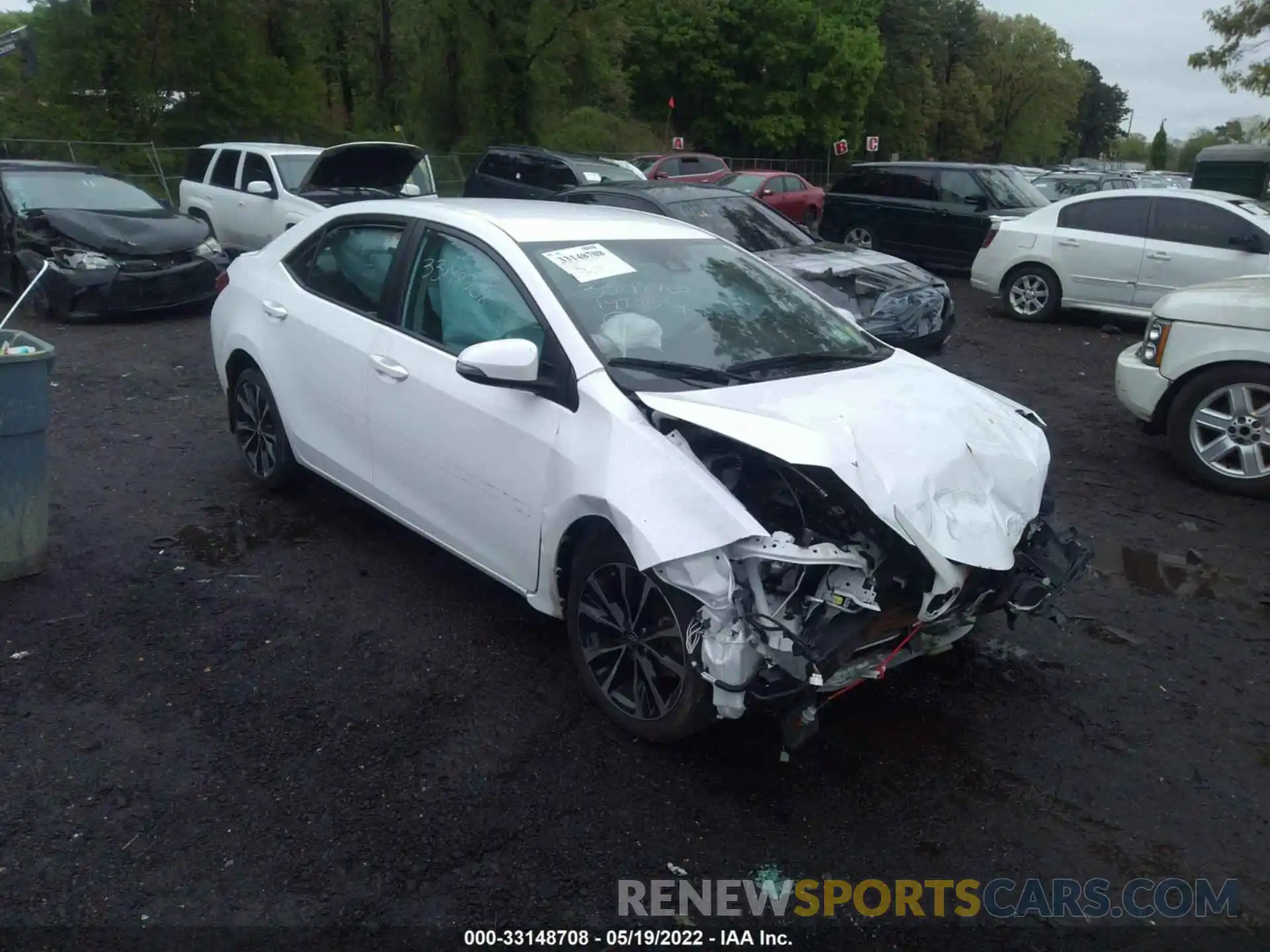 1 Photograph of a damaged car 2T1BURHEXKC130197 TOYOTA COROLLA 2019