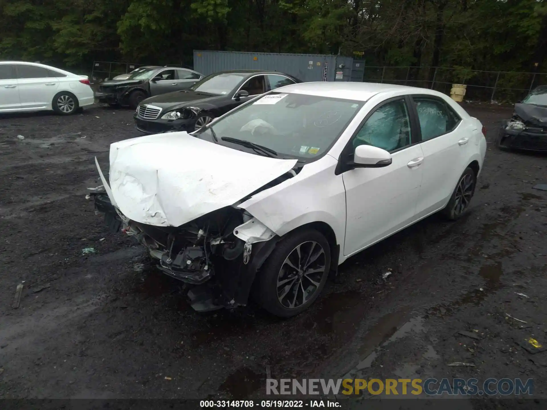 2 Photograph of a damaged car 2T1BURHEXKC130197 TOYOTA COROLLA 2019