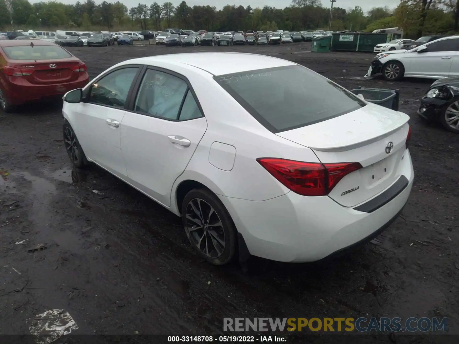 3 Photograph of a damaged car 2T1BURHEXKC130197 TOYOTA COROLLA 2019