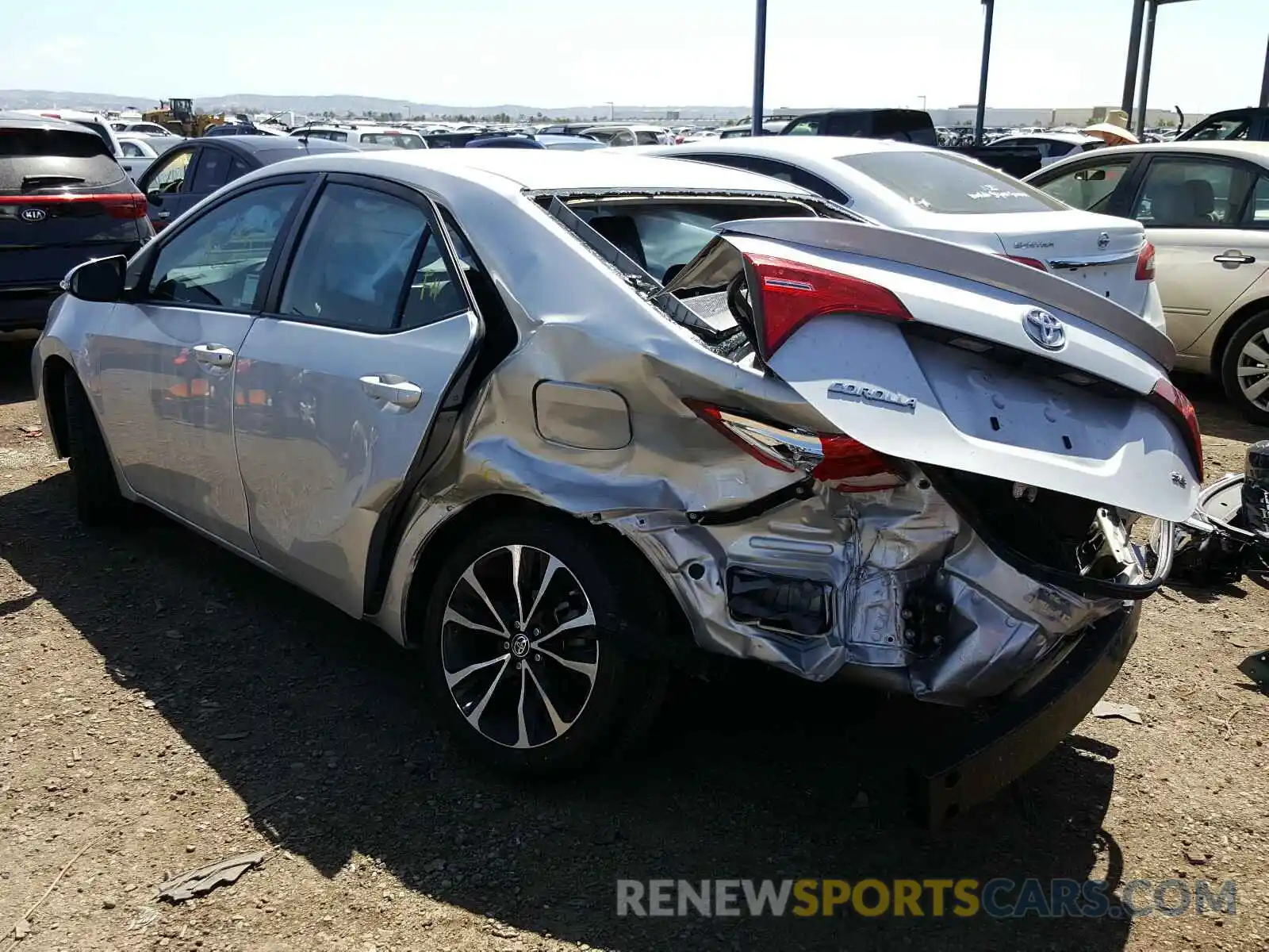 3 Photograph of a damaged car 2T1BURHEXKC130894 TOYOTA COROLLA 2019