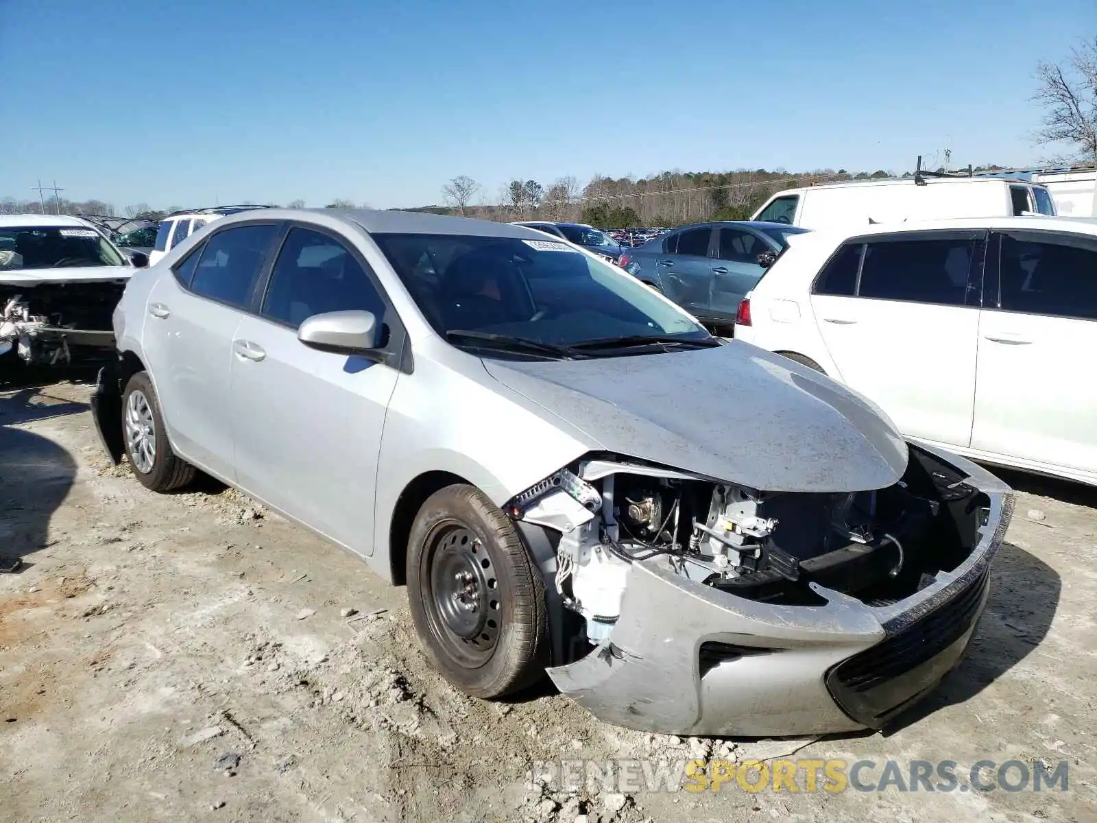 1 Photograph of a damaged car 2T1BURHEXKC131401 TOYOTA COROLLA 2019