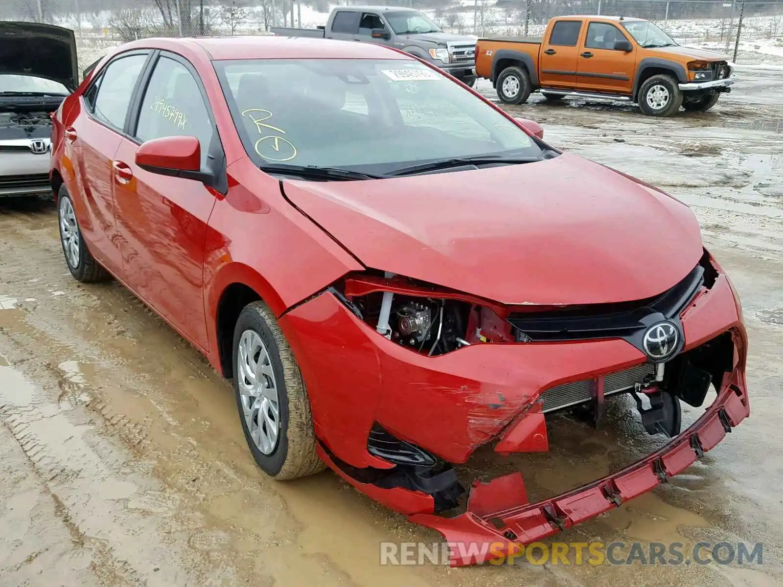 1 Photograph of a damaged car 2T1BURHEXKC131480 TOYOTA COROLLA 2019