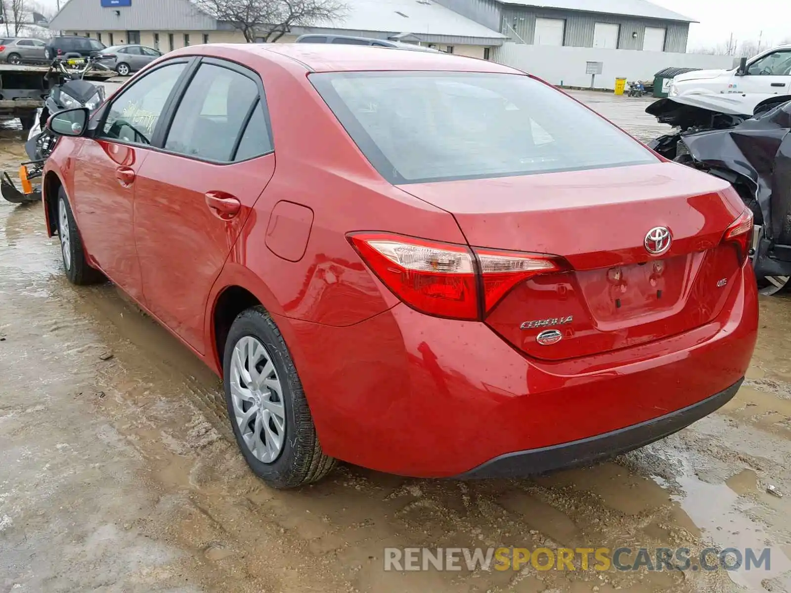 3 Photograph of a damaged car 2T1BURHEXKC131480 TOYOTA COROLLA 2019