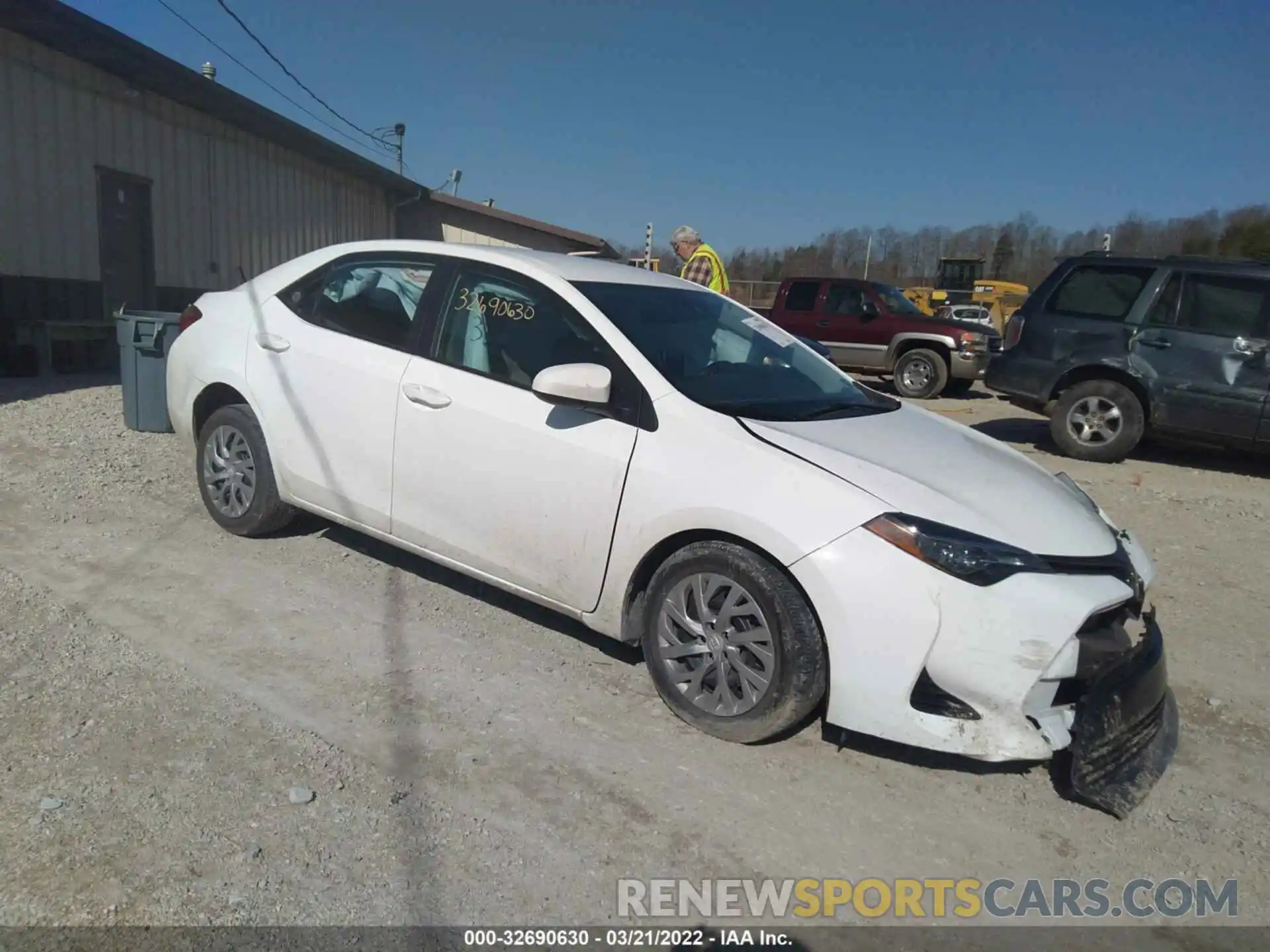 1 Photograph of a damaged car 2T1BURHEXKC131687 TOYOTA COROLLA 2019