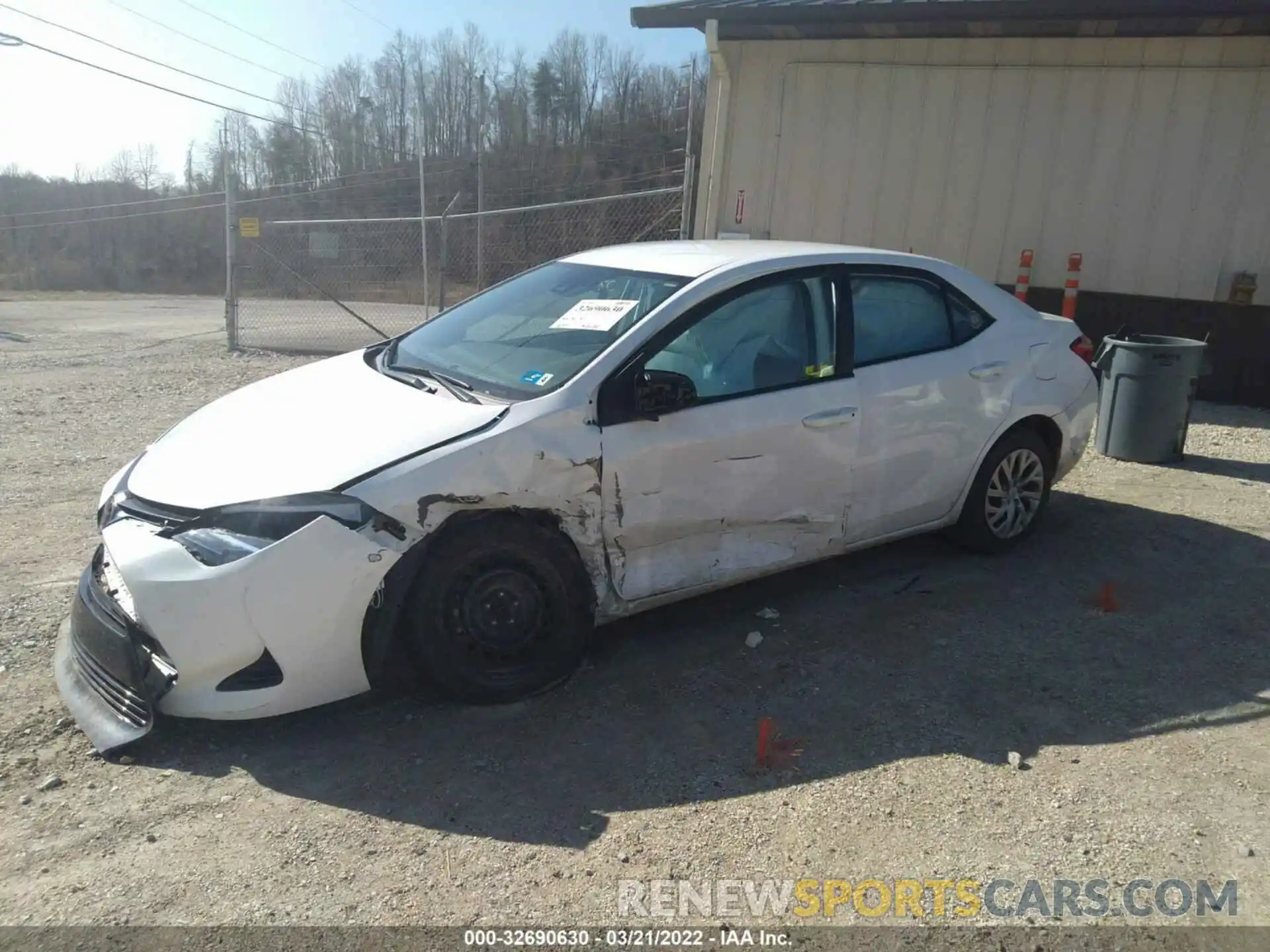 2 Photograph of a damaged car 2T1BURHEXKC131687 TOYOTA COROLLA 2019