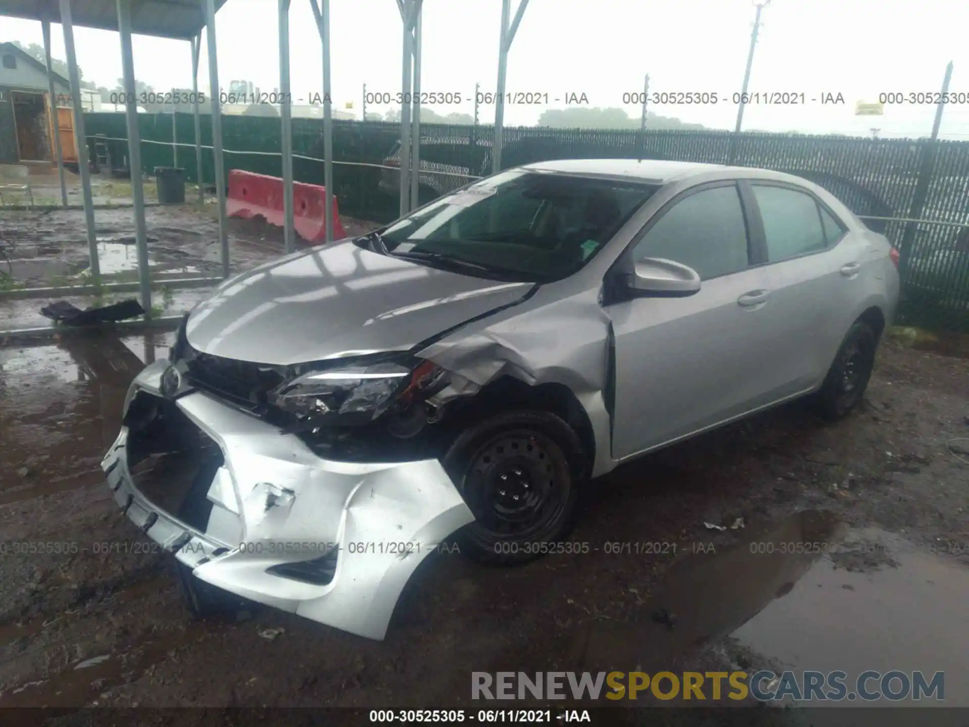 2 Photograph of a damaged car 2T1BURHEXKC131866 TOYOTA COROLLA 2019