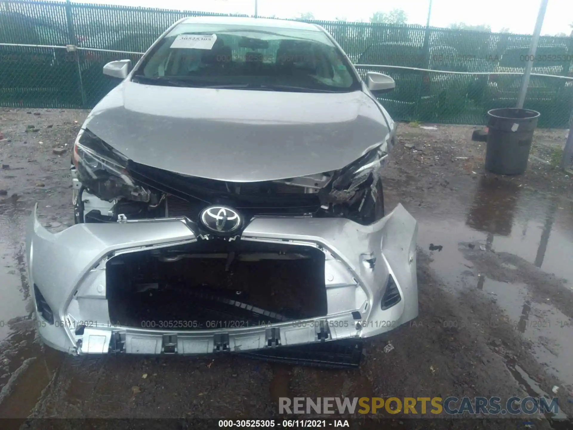 6 Photograph of a damaged car 2T1BURHEXKC131866 TOYOTA COROLLA 2019