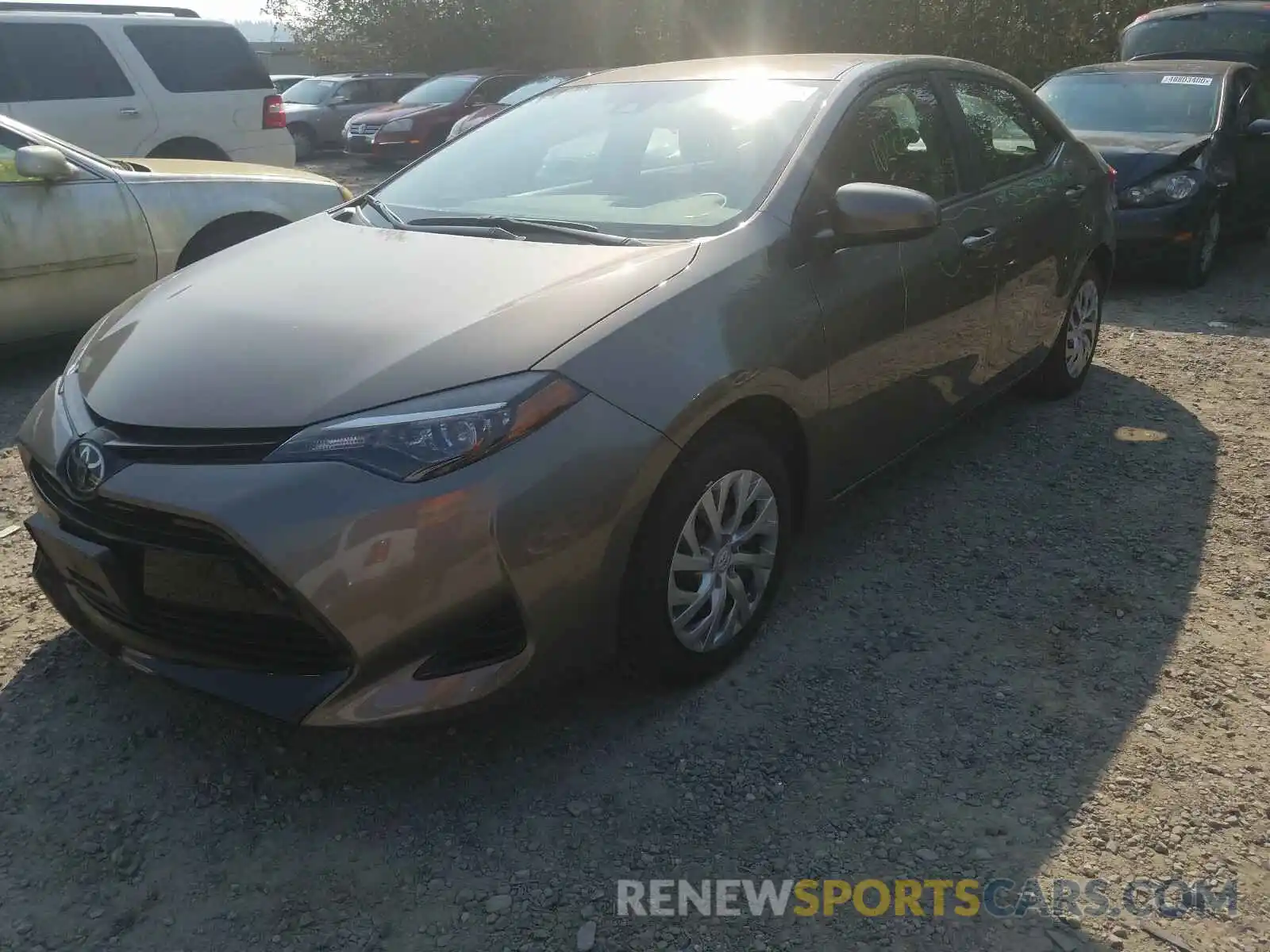 2 Photograph of a damaged car 2T1BURHEXKC131995 TOYOTA COROLLA 2019