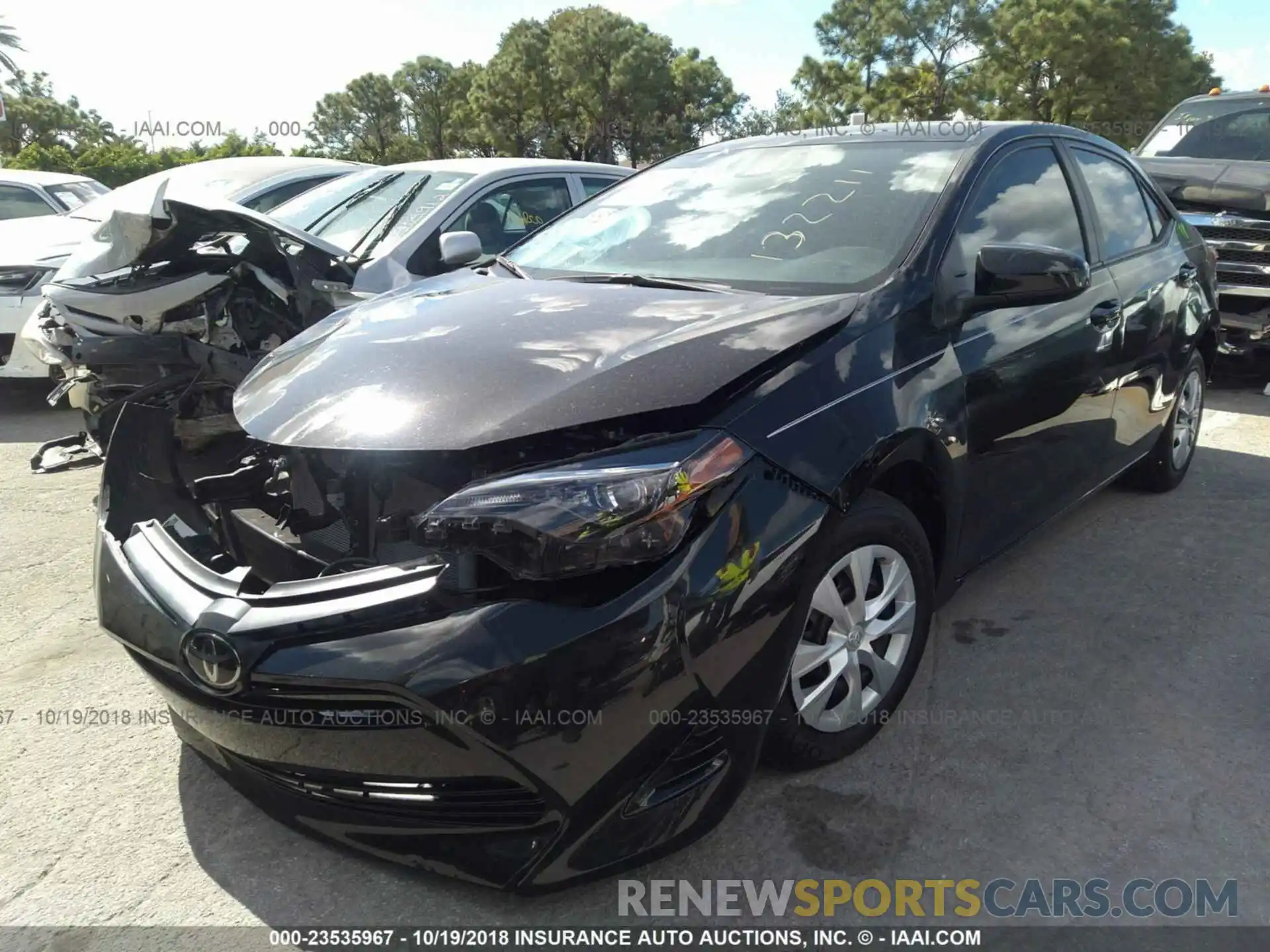 2 Photograph of a damaged car 2T1BURHEXKC132211 TOYOTA COROLLA 2019