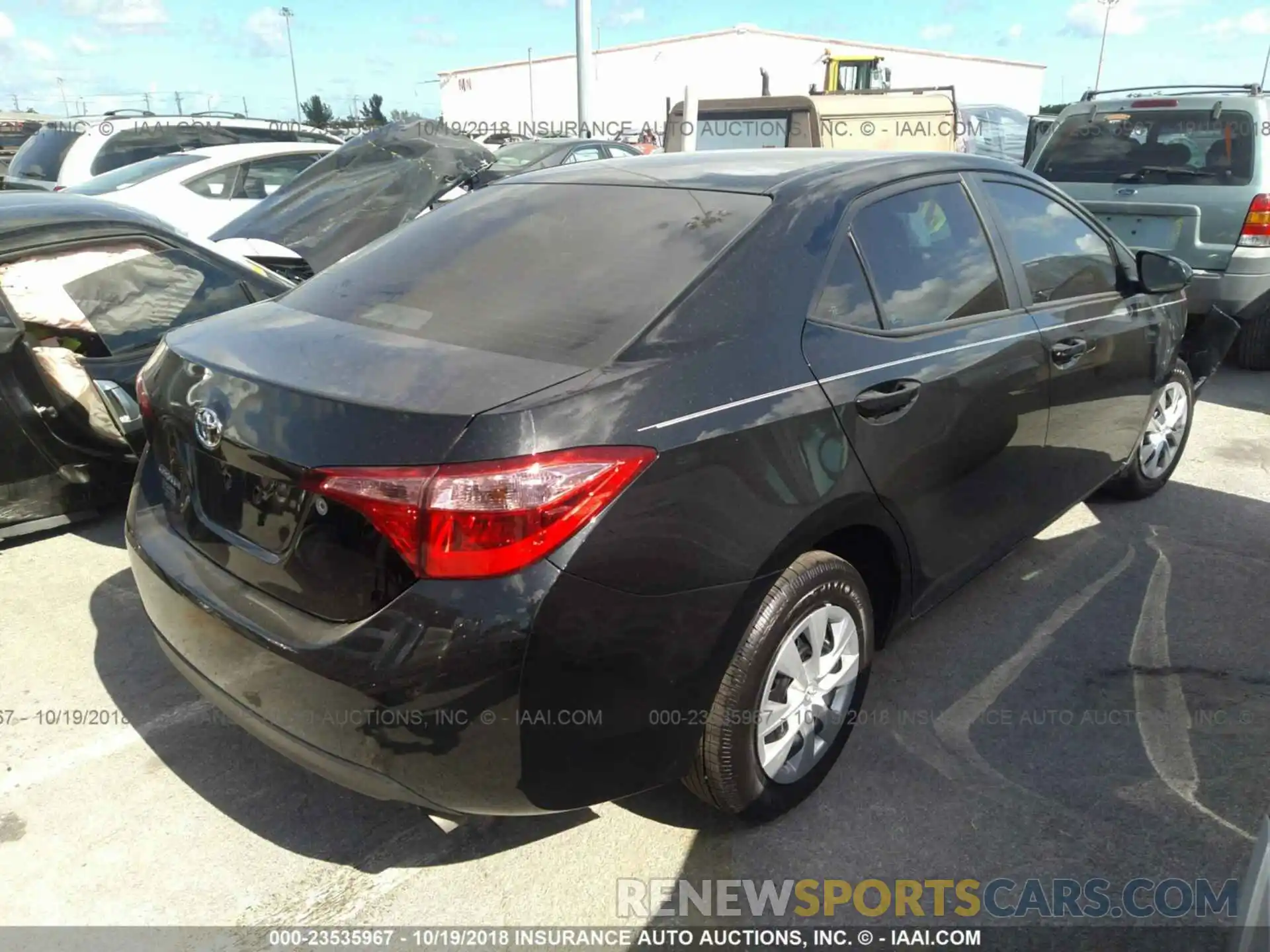 4 Photograph of a damaged car 2T1BURHEXKC132211 TOYOTA COROLLA 2019