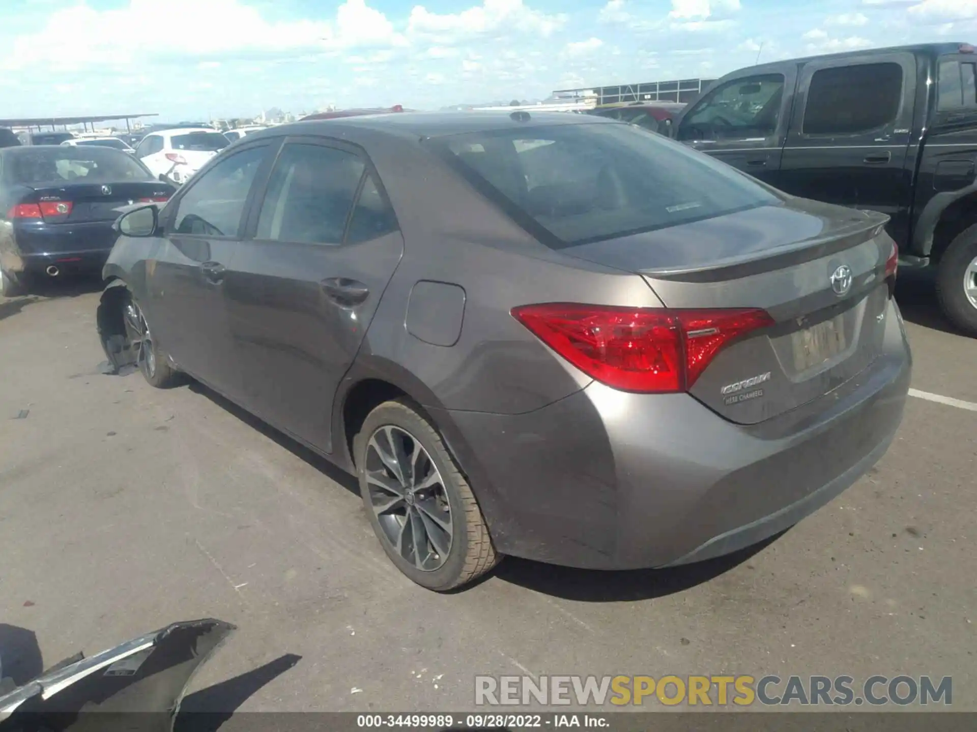 3 Photograph of a damaged car 2T1BURHEXKC133455 TOYOTA COROLLA 2019