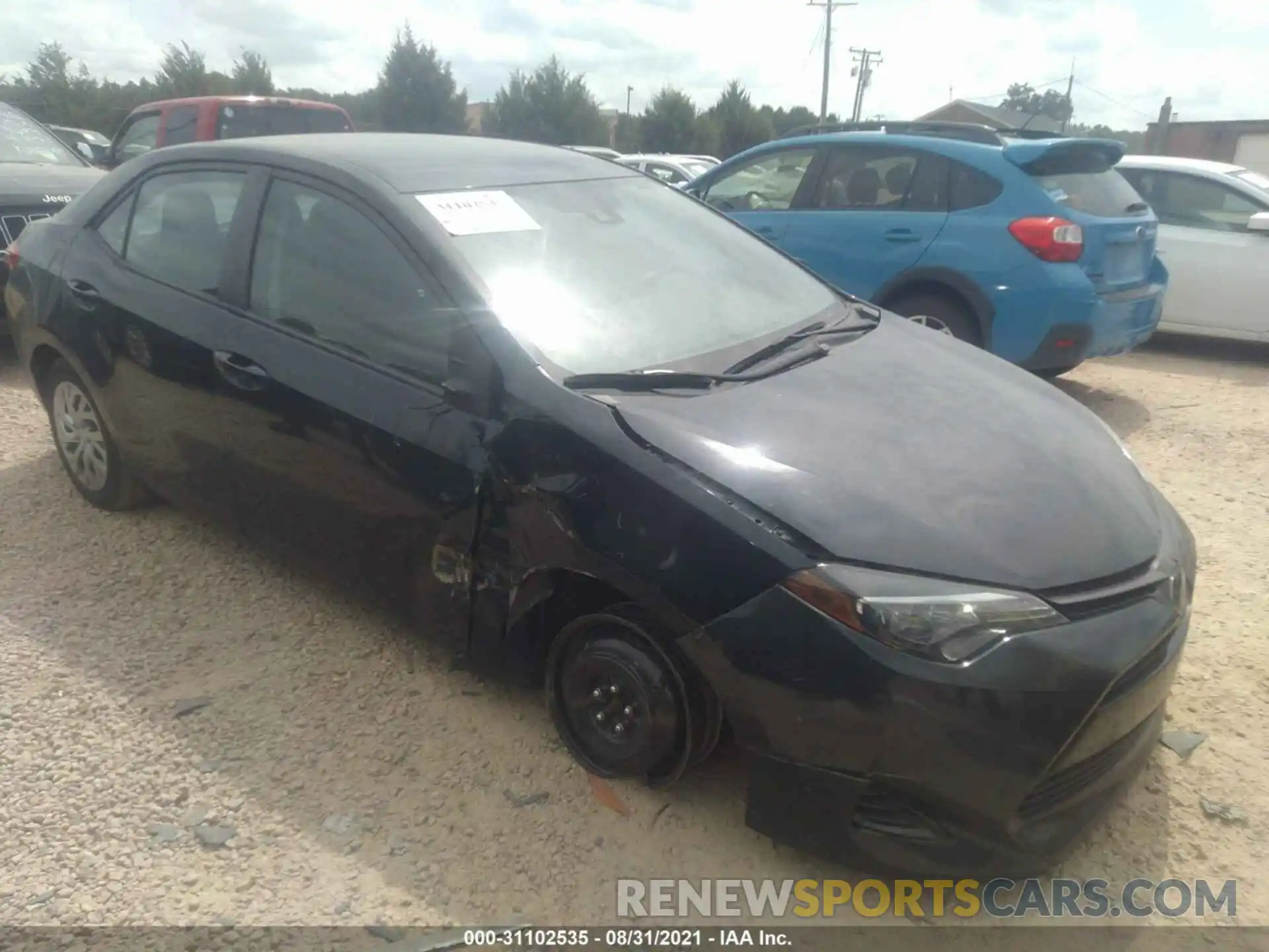 1 Photograph of a damaged car 2T1BURHEXKC133651 TOYOTA COROLLA 2019