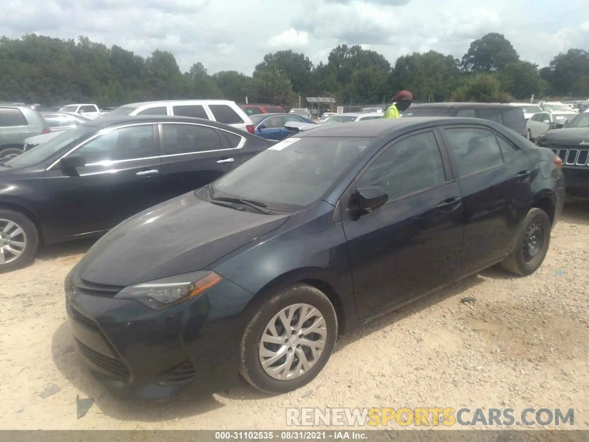 2 Photograph of a damaged car 2T1BURHEXKC133651 TOYOTA COROLLA 2019