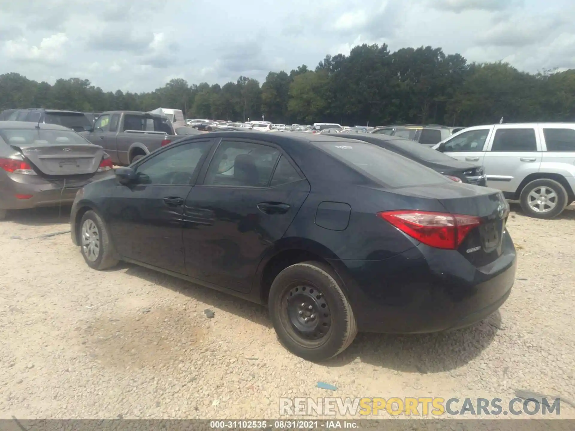 3 Photograph of a damaged car 2T1BURHEXKC133651 TOYOTA COROLLA 2019