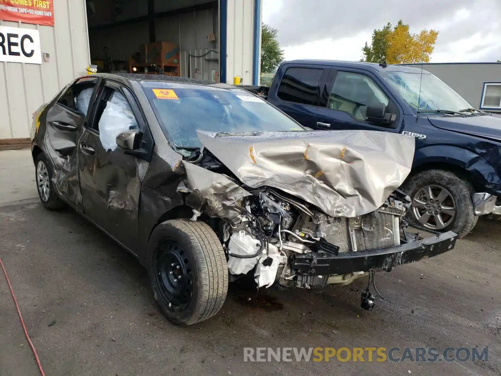 1 Photograph of a damaged car 2T1BURHEXKC133679 TOYOTA COROLLA 2019