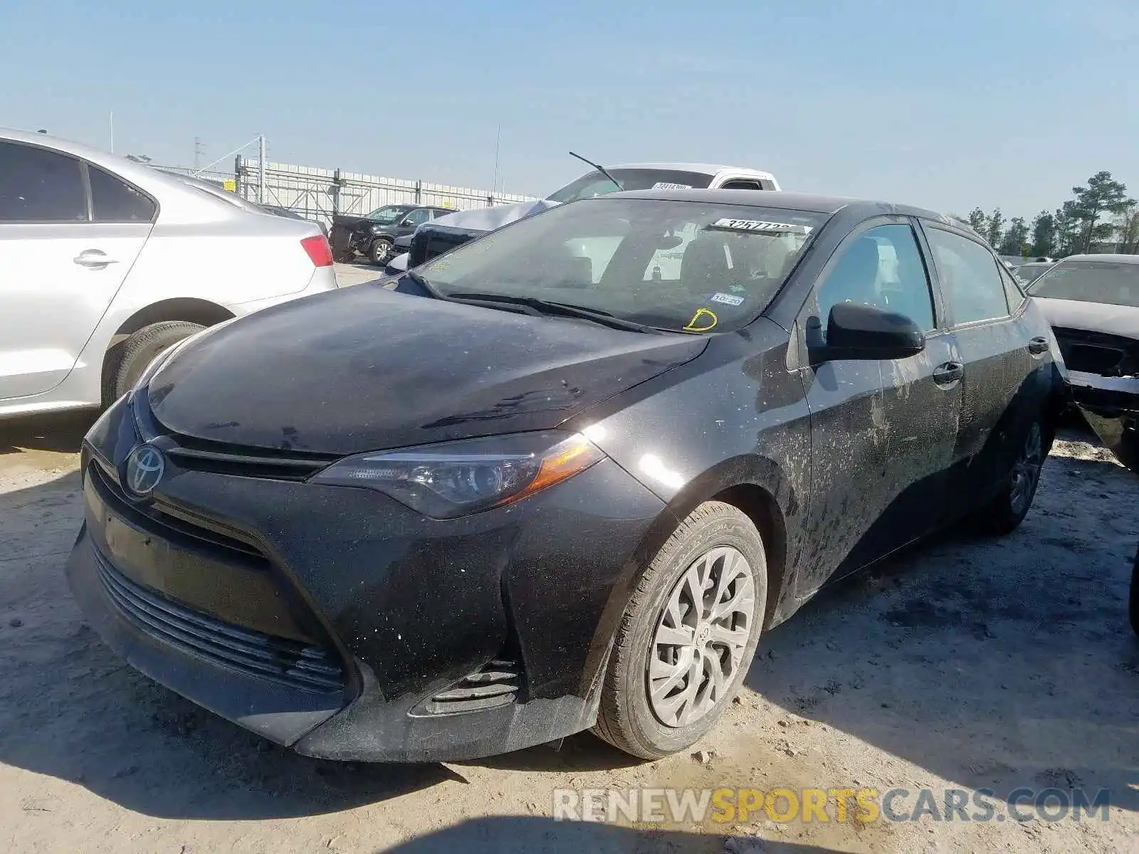 2 Photograph of a damaged car 2T1BURHEXKC134055 TOYOTA COROLLA 2019