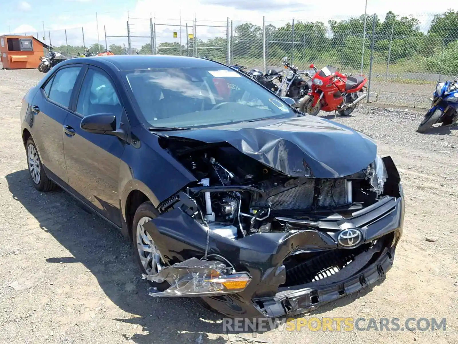 1 Photograph of a damaged car 2T1BURHEXKC134332 TOYOTA COROLLA 2019