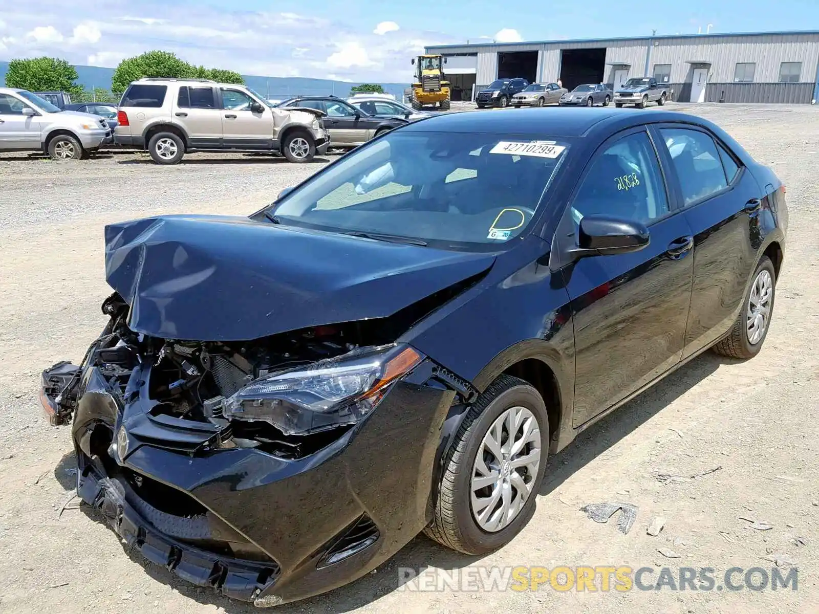 2 Photograph of a damaged car 2T1BURHEXKC134332 TOYOTA COROLLA 2019