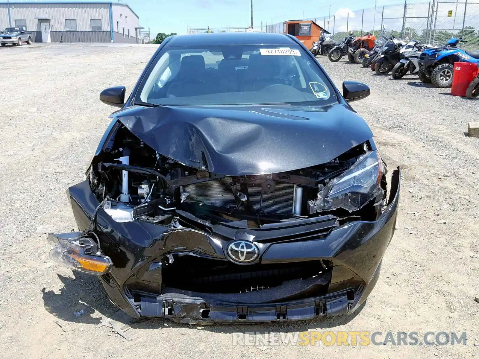 9 Photograph of a damaged car 2T1BURHEXKC134332 TOYOTA COROLLA 2019