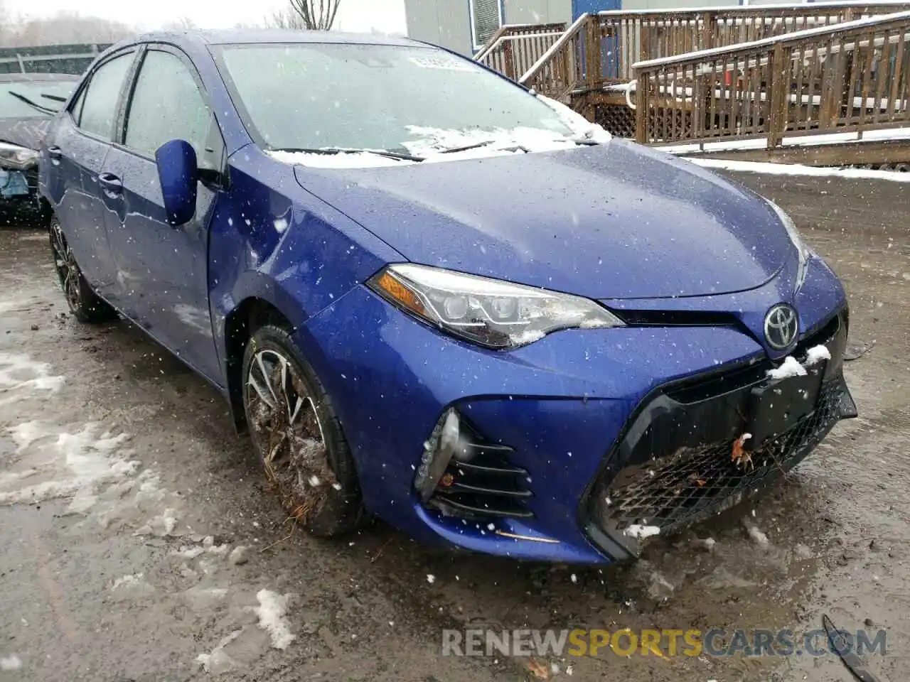 1 Photograph of a damaged car 2T1BURHEXKC134993 TOYOTA COROLLA 2019