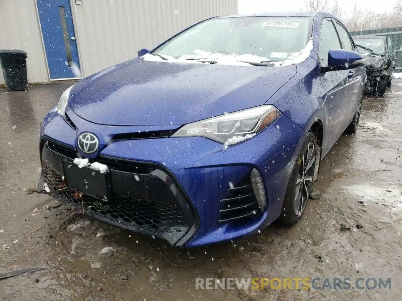 2 Photograph of a damaged car 2T1BURHEXKC134993 TOYOTA COROLLA 2019