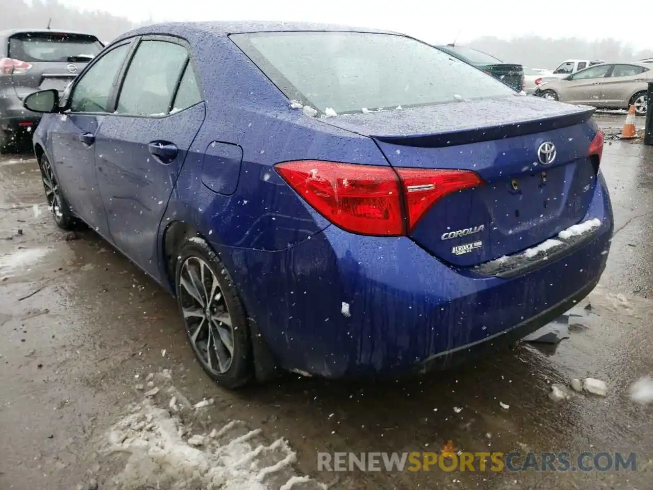 3 Photograph of a damaged car 2T1BURHEXKC134993 TOYOTA COROLLA 2019