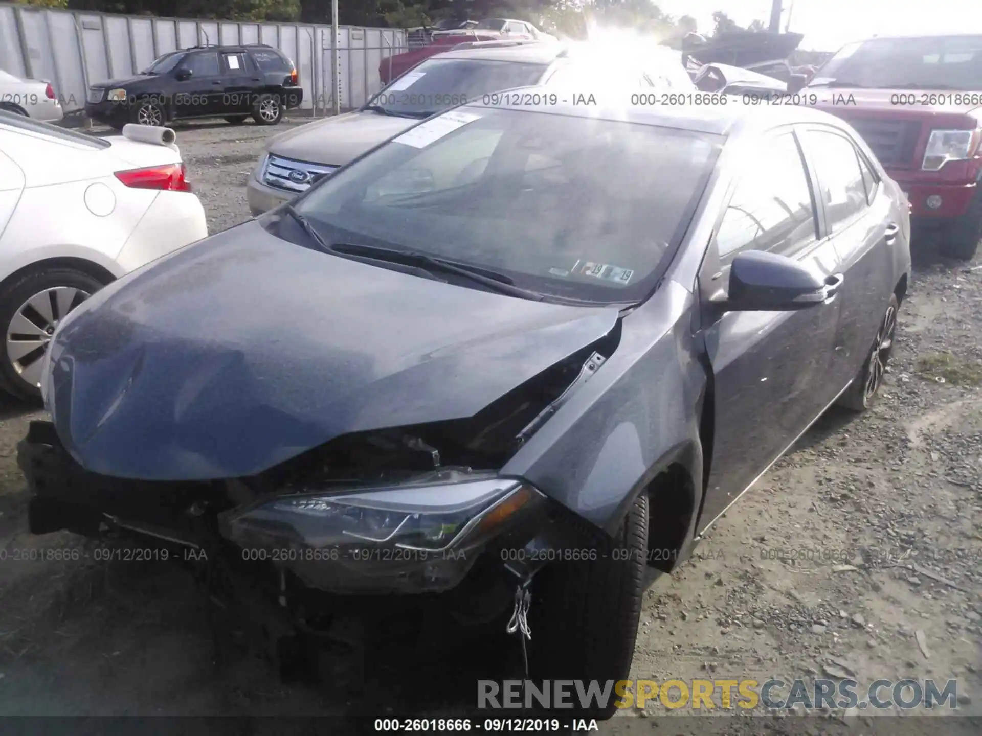 2 Photograph of a damaged car 2T1BURHEXKC135710 TOYOTA COROLLA 2019