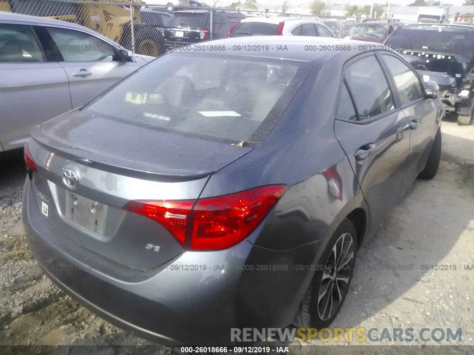 4 Photograph of a damaged car 2T1BURHEXKC135710 TOYOTA COROLLA 2019