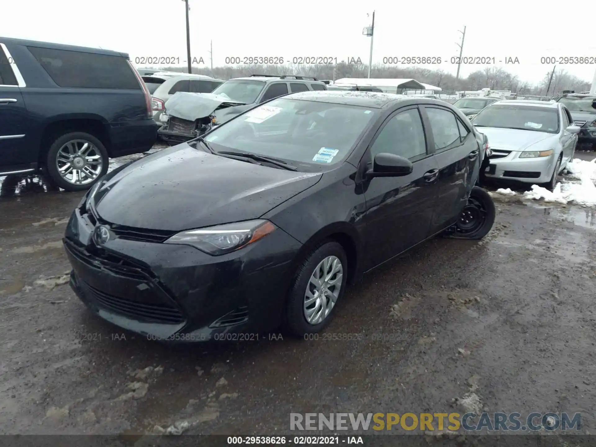 2 Photograph of a damaged car 2T1BURHEXKC135948 TOYOTA COROLLA 2019