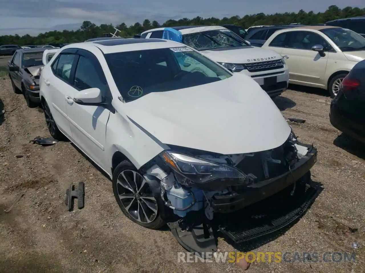 1 Photograph of a damaged car 2T1BURHEXKC136436 TOYOTA COROLLA 2019