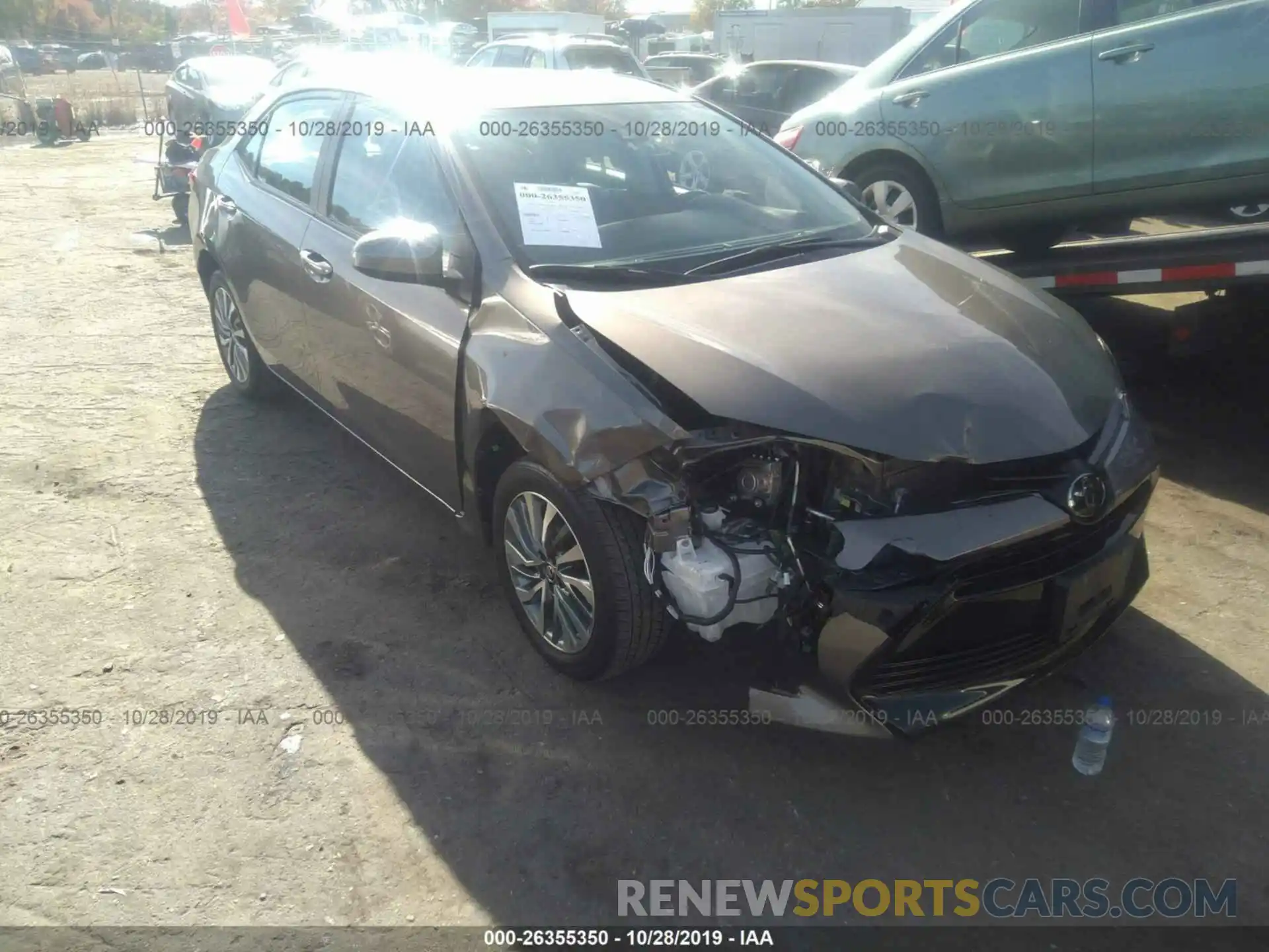 1 Photograph of a damaged car 2T1BURHEXKC137408 TOYOTA COROLLA 2019