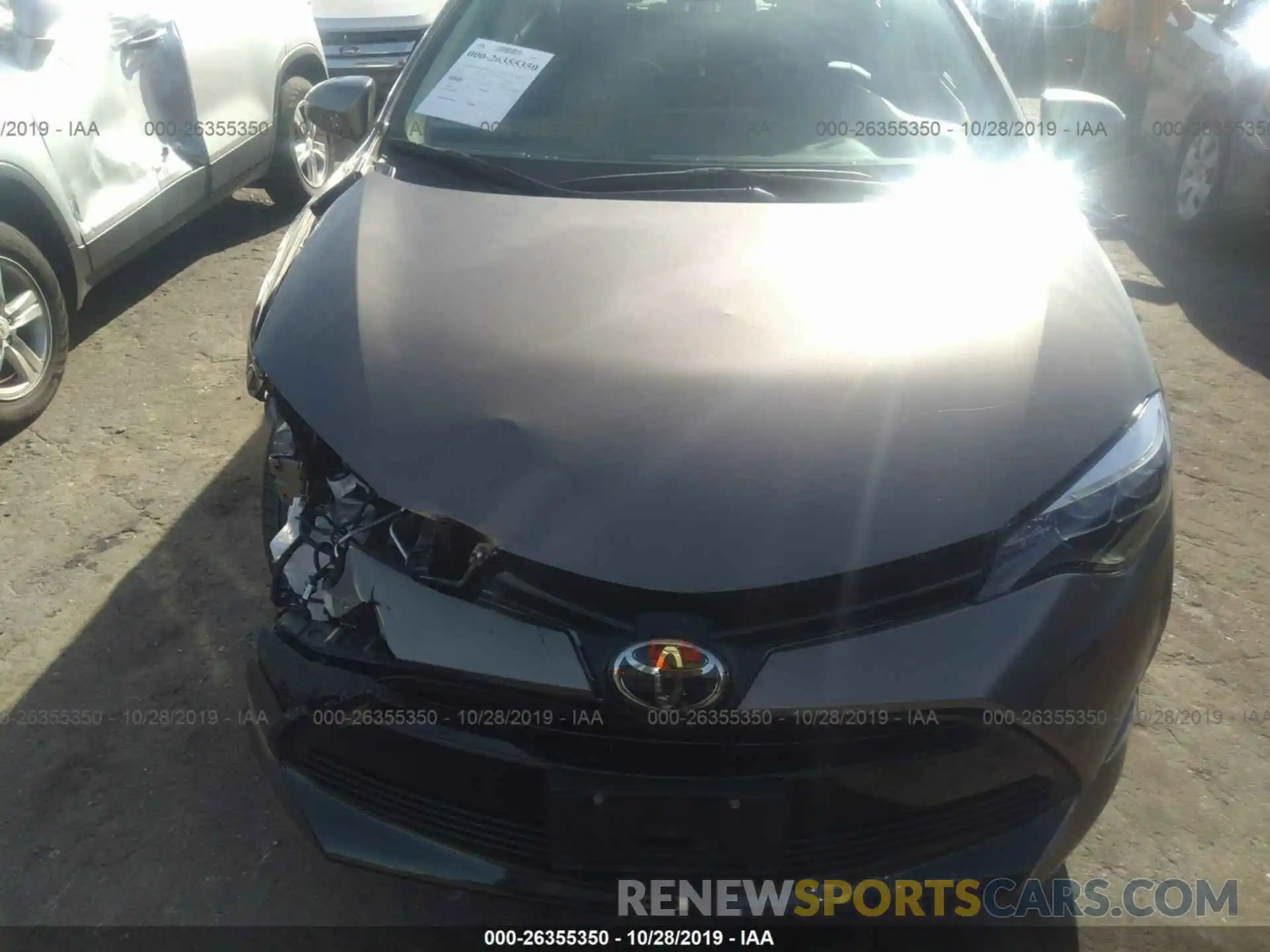 6 Photograph of a damaged car 2T1BURHEXKC137408 TOYOTA COROLLA 2019