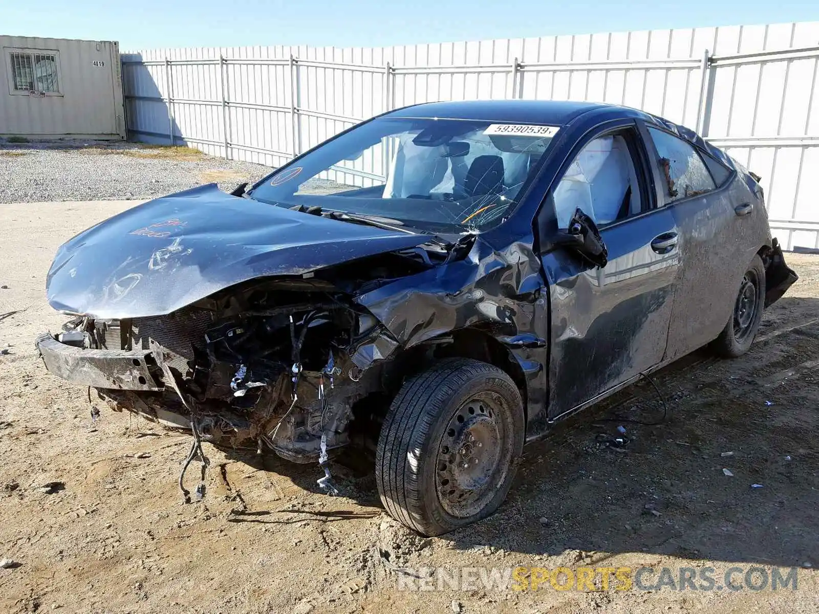 2 Photograph of a damaged car 2T1BURHEXKC137425 TOYOTA COROLLA 2019