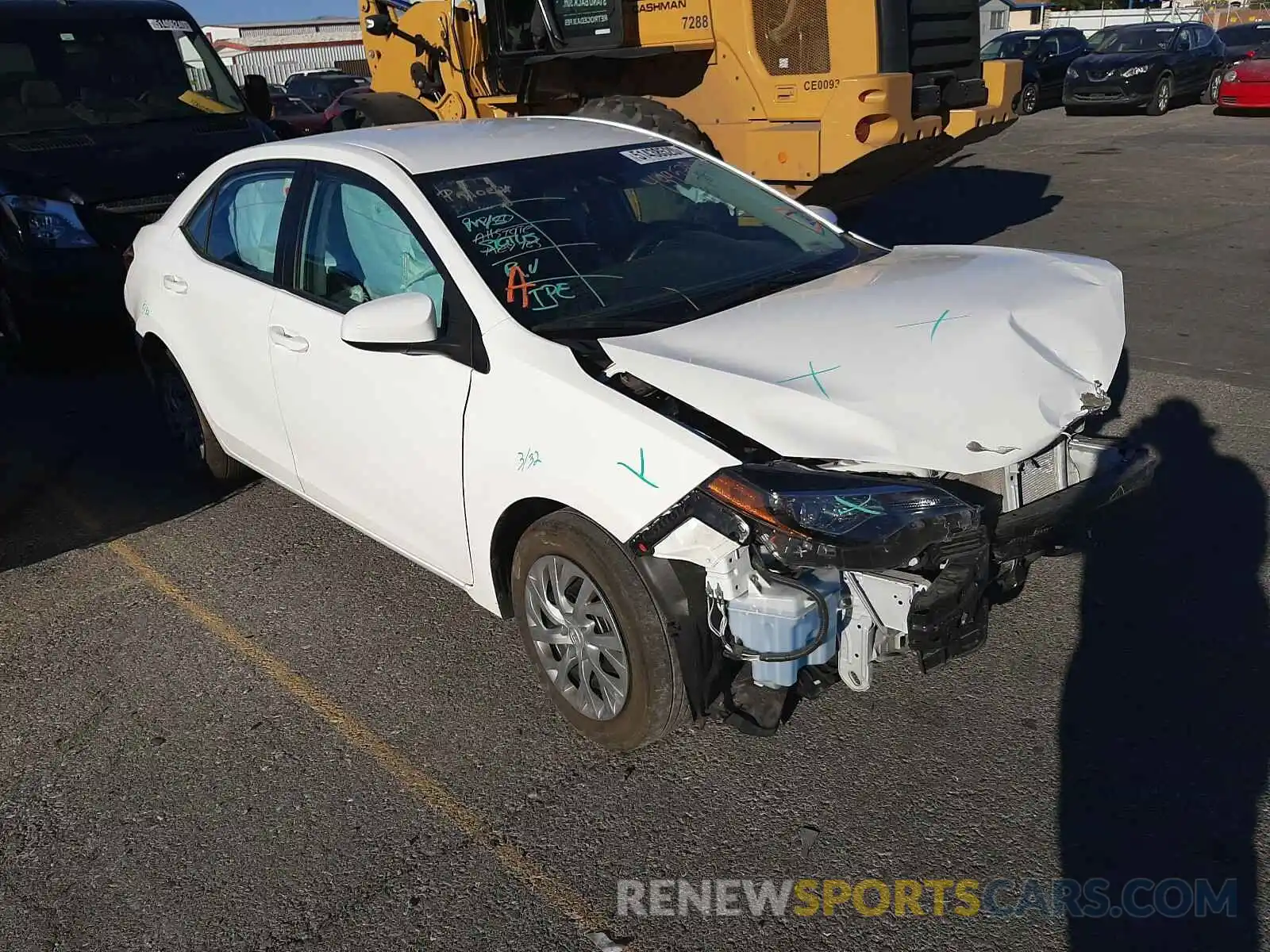 1 Photograph of a damaged car 2T1BURHEXKC137697 TOYOTA COROLLA 2019