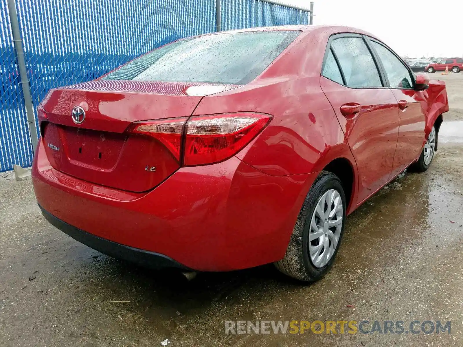 4 Photograph of a damaged car 2T1BURHEXKC138445 TOYOTA COROLLA 2019