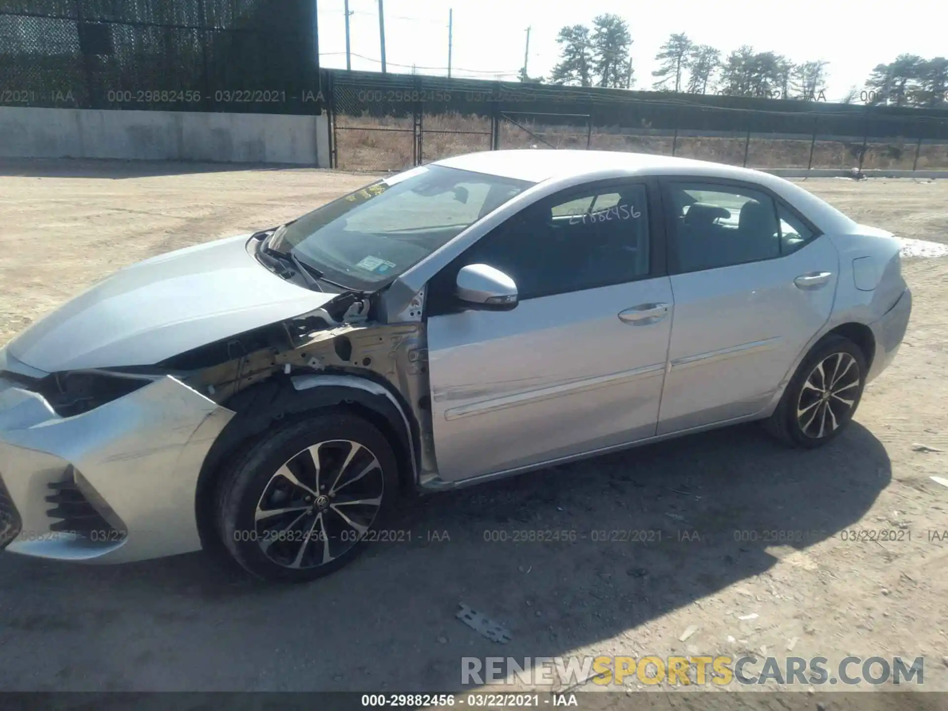 6 Photograph of a damaged car 2T1BURHEXKC138543 TOYOTA COROLLA 2019