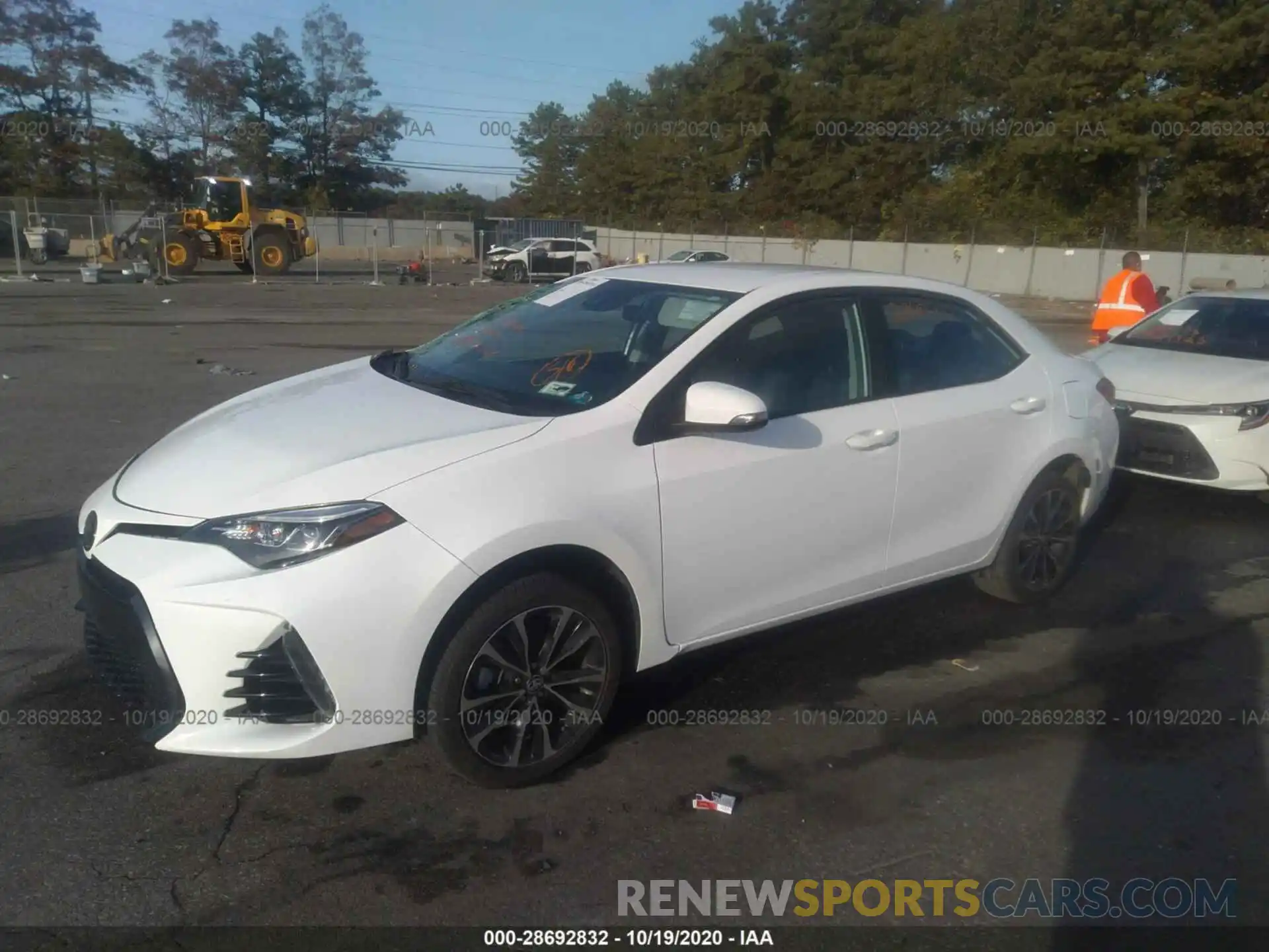 2 Photograph of a damaged car 2T1BURHEXKC138672 TOYOTA COROLLA 2019