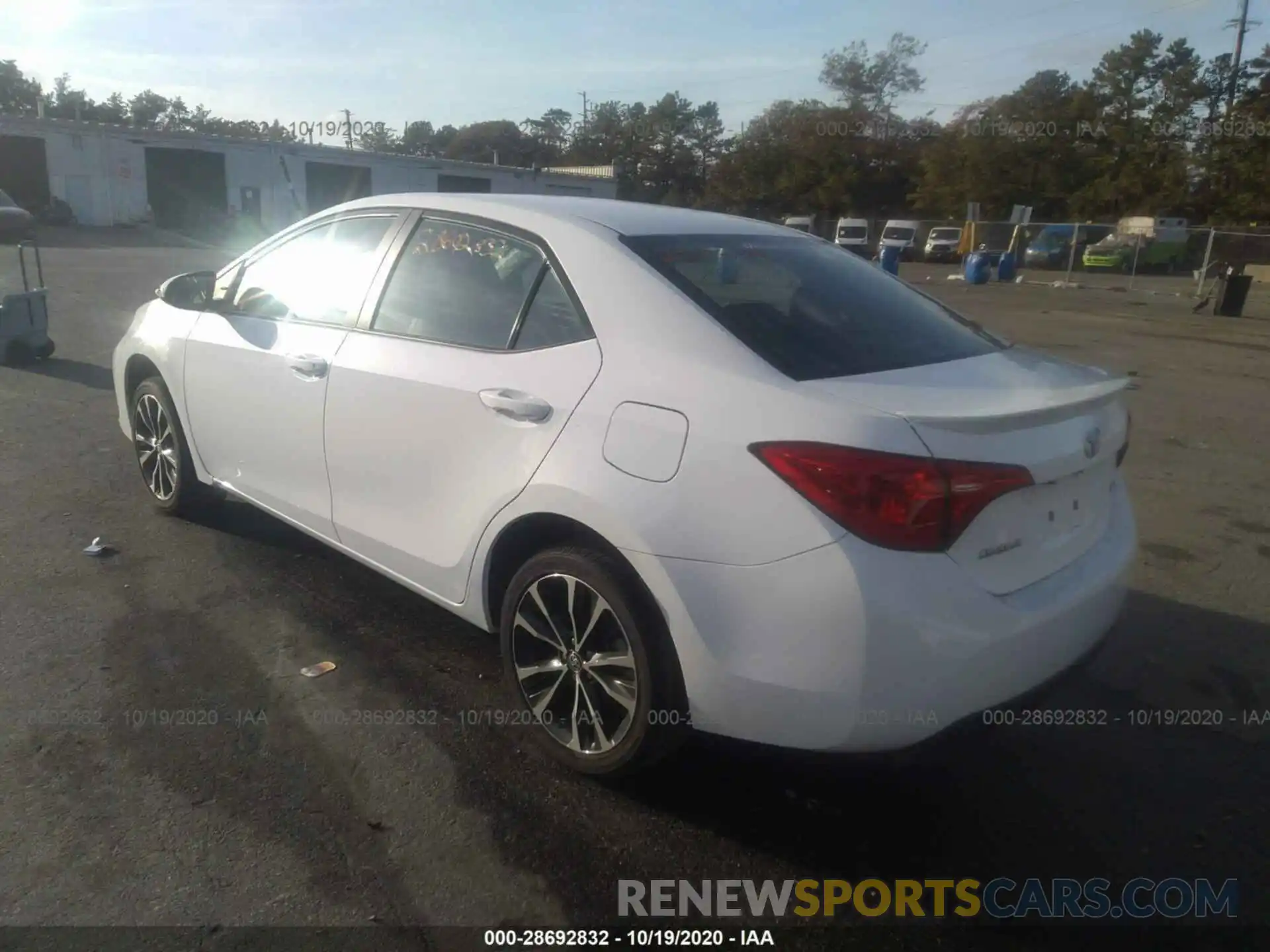 3 Photograph of a damaged car 2T1BURHEXKC138672 TOYOTA COROLLA 2019