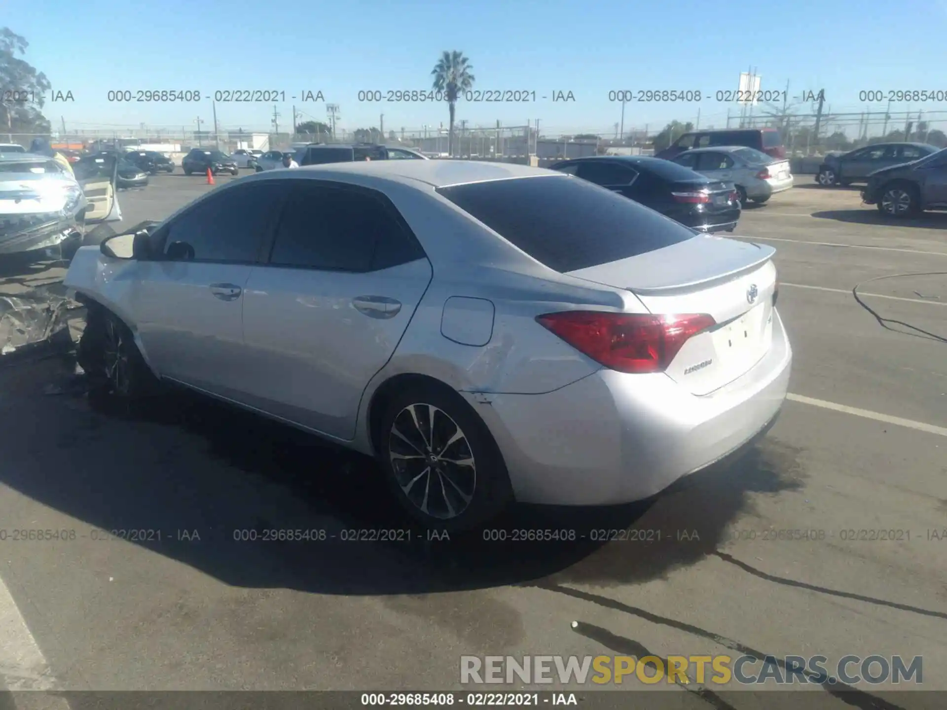 3 Photograph of a damaged car 2T1BURHEXKC139143 TOYOTA COROLLA 2019