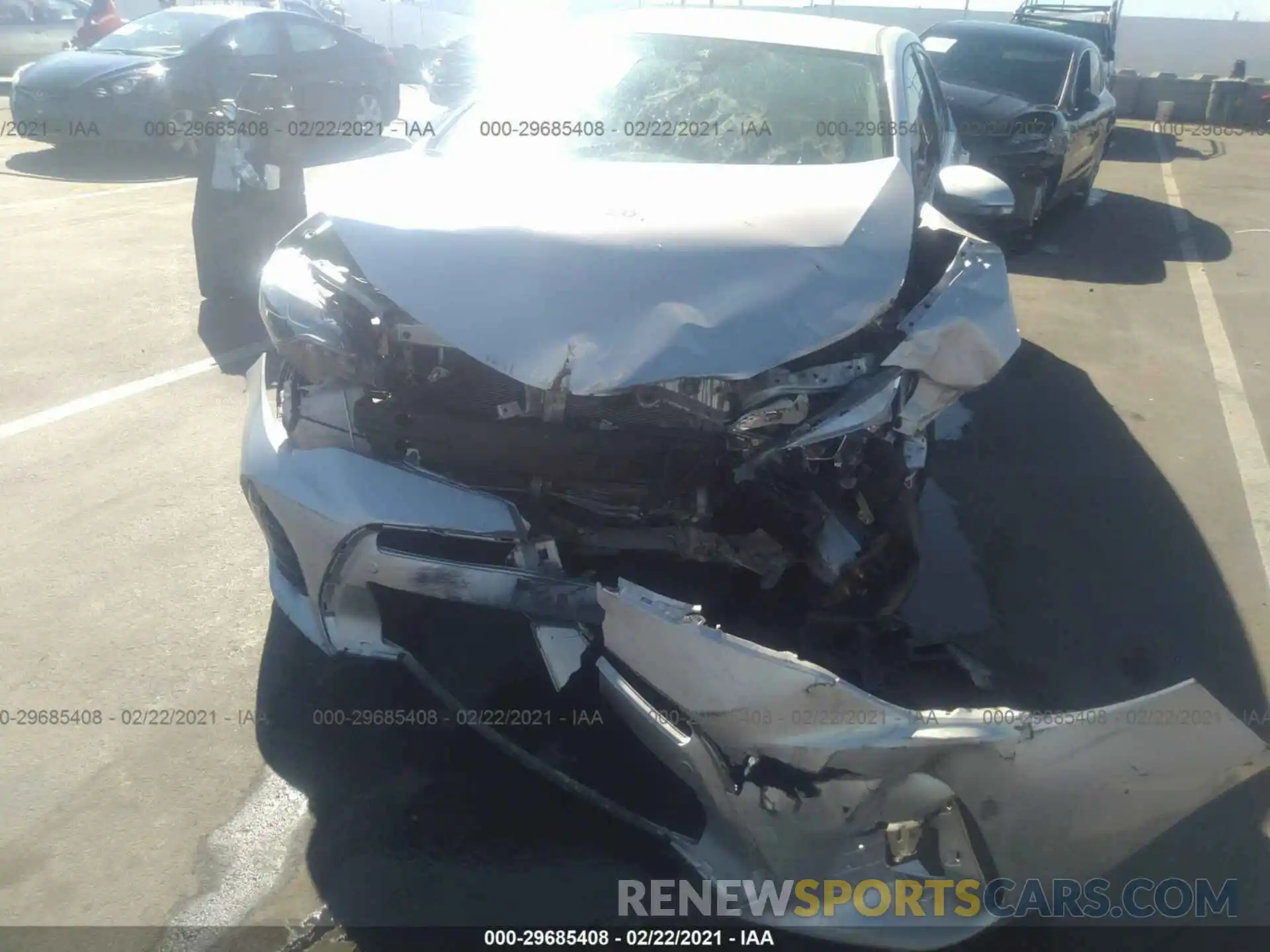 6 Photograph of a damaged car 2T1BURHEXKC139143 TOYOTA COROLLA 2019