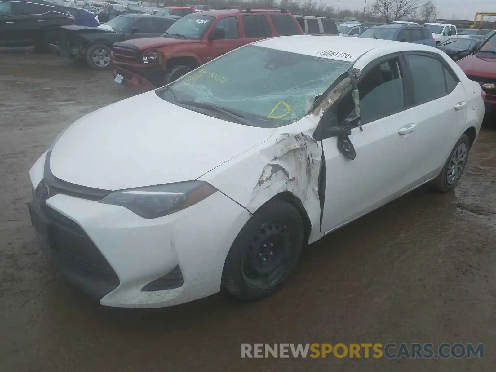 2 Photograph of a damaged car 2T1BURHEXKC139188 TOYOTA COROLLA 2019