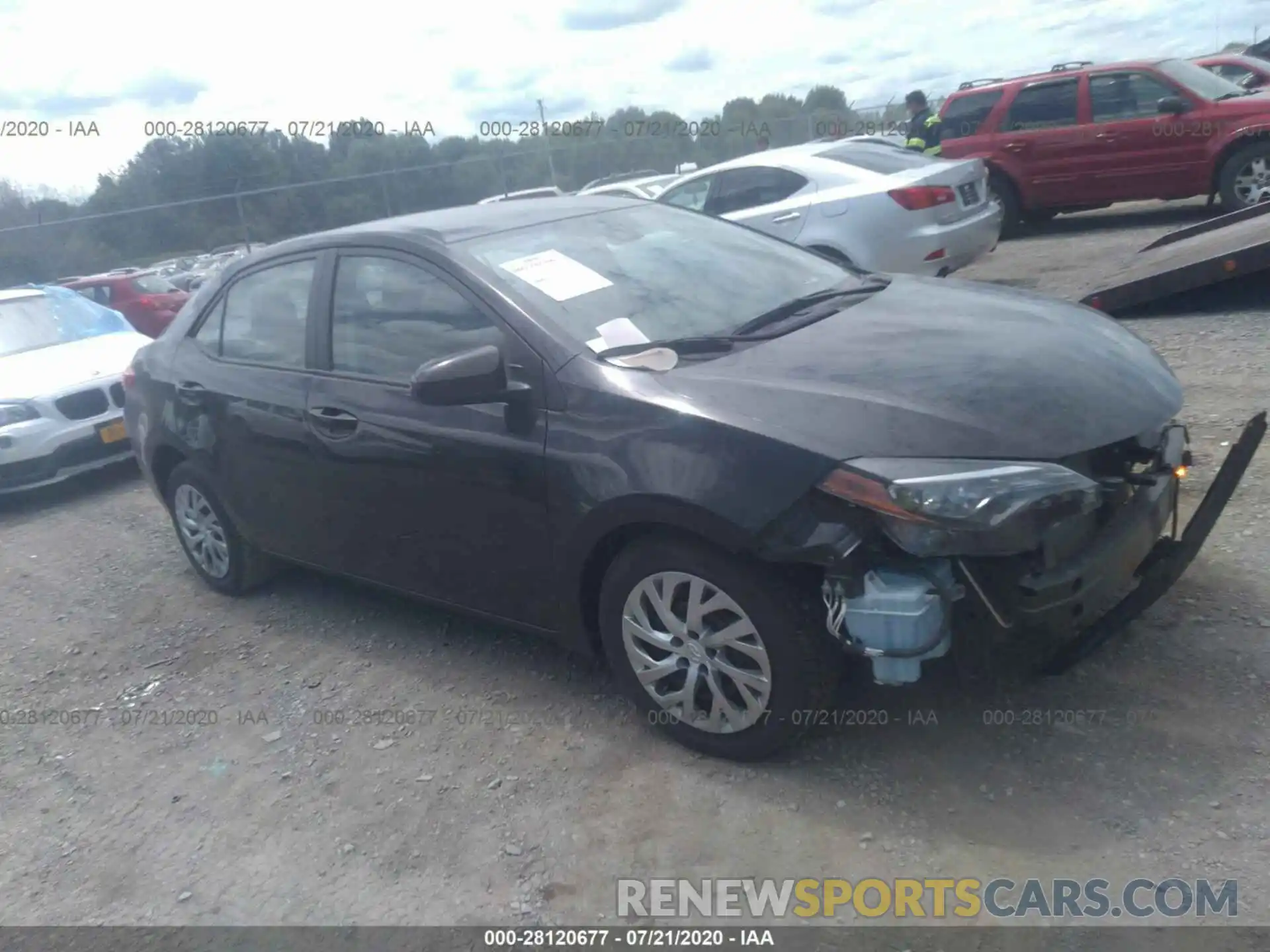 1 Photograph of a damaged car 2T1BURHEXKC139269 TOYOTA COROLLA 2019