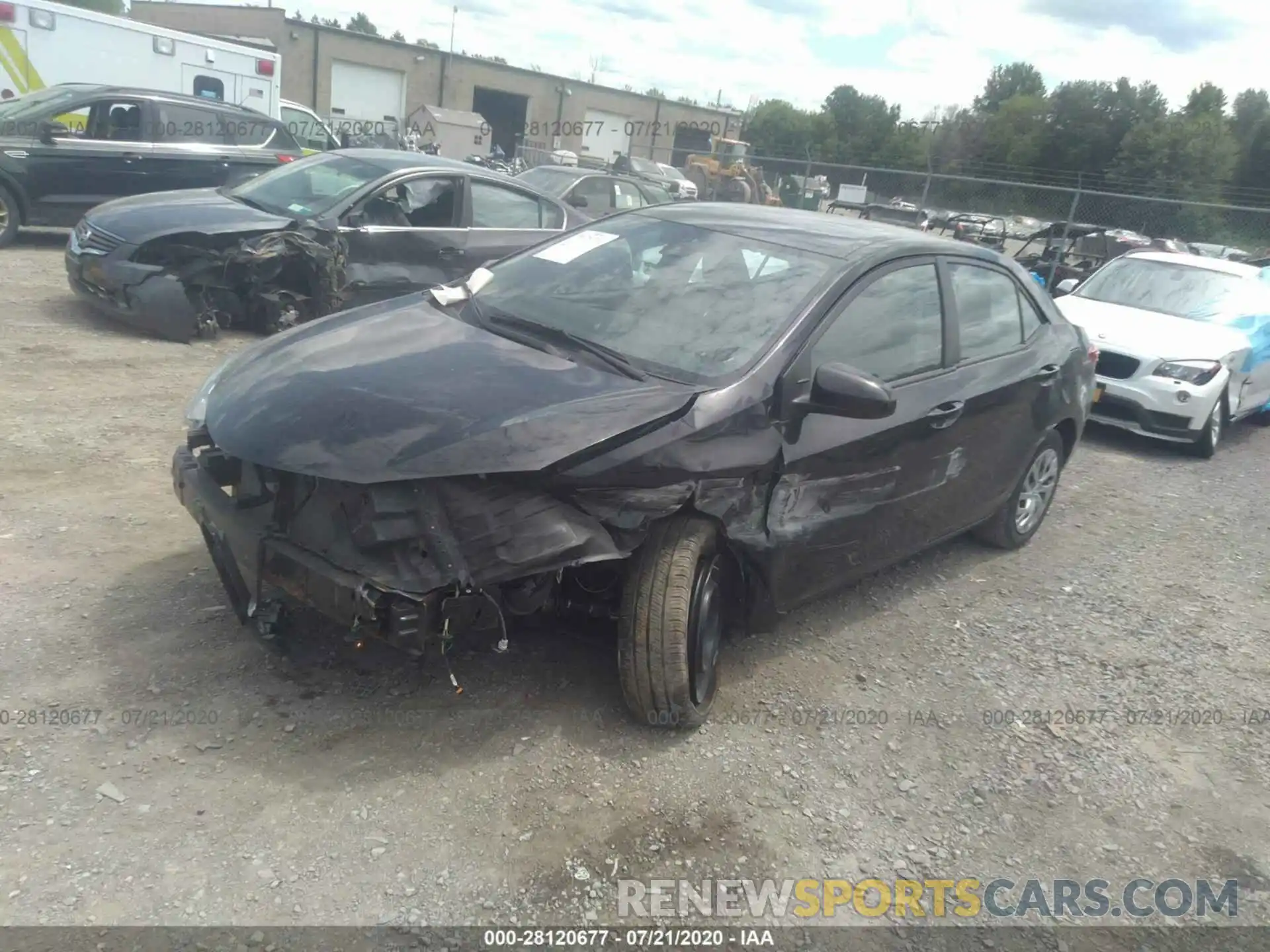 2 Photograph of a damaged car 2T1BURHEXKC139269 TOYOTA COROLLA 2019