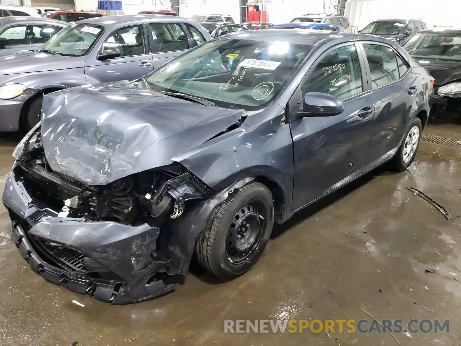 2 Photograph of a damaged car 2T1BURHEXKC139840 TOYOTA COROLLA 2019