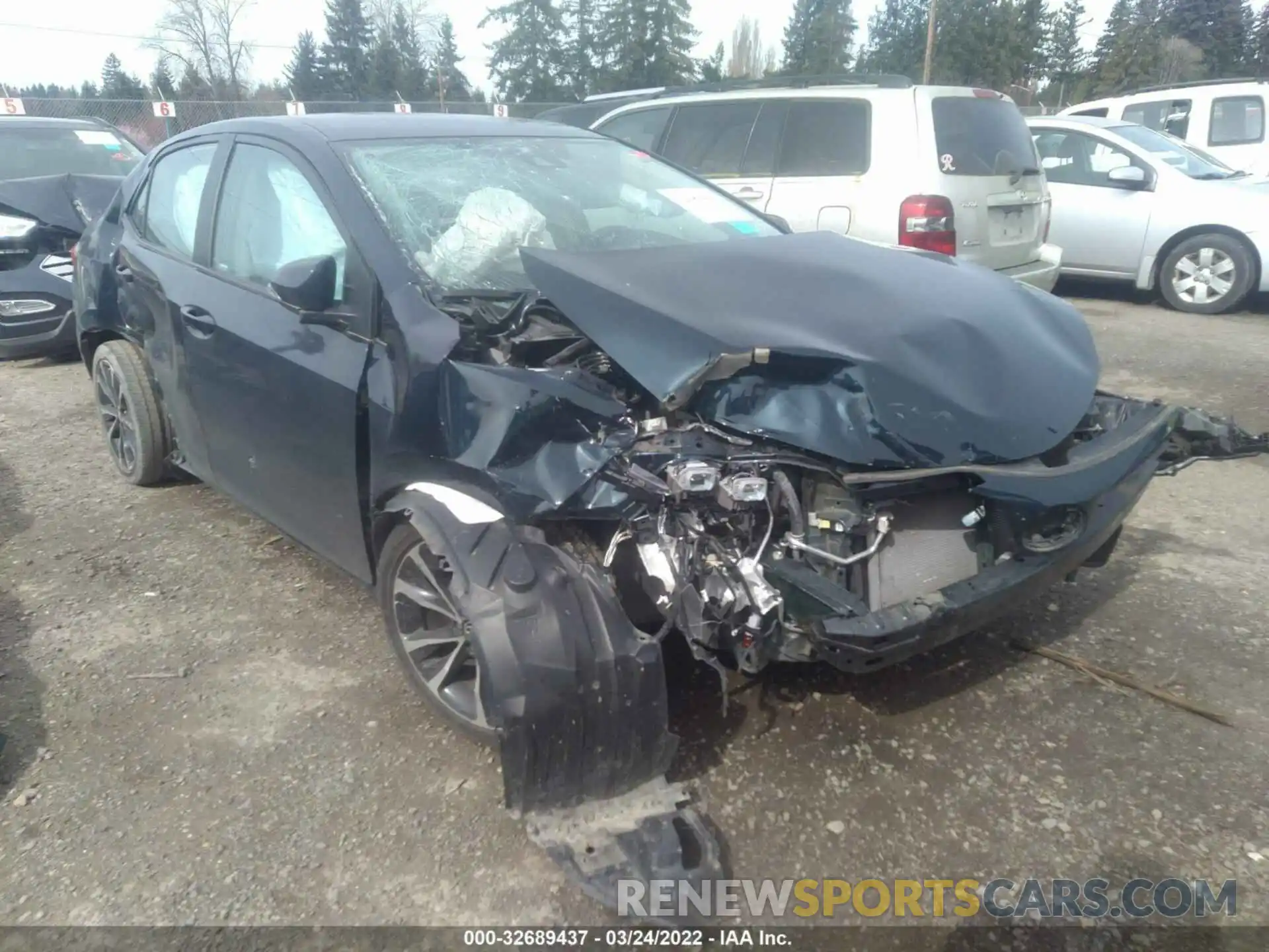 1 Photograph of a damaged car 2T1BURHEXKC139918 TOYOTA COROLLA 2019