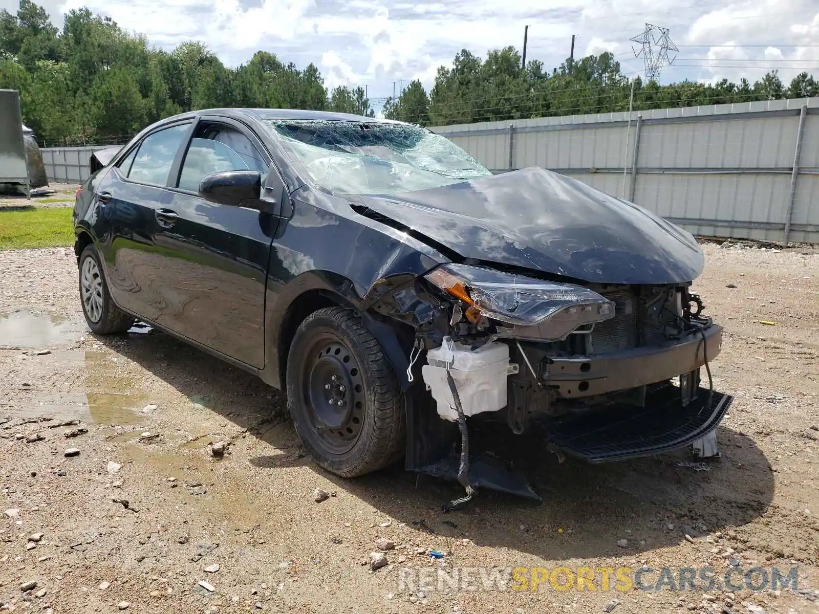 1 Photograph of a damaged car 2T1BURHEXKC140311 TOYOTA COROLLA 2019