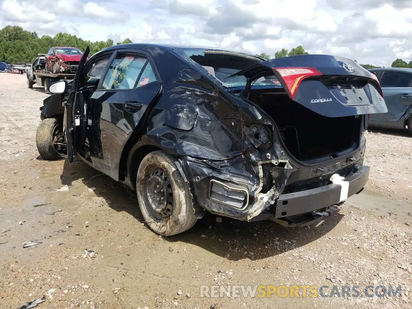 3 Photograph of a damaged car 2T1BURHEXKC140311 TOYOTA COROLLA 2019