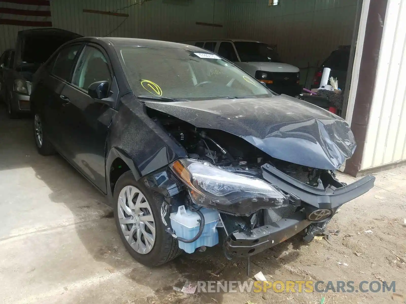 1 Photograph of a damaged car 2T1BURHEXKC140809 TOYOTA COROLLA 2019