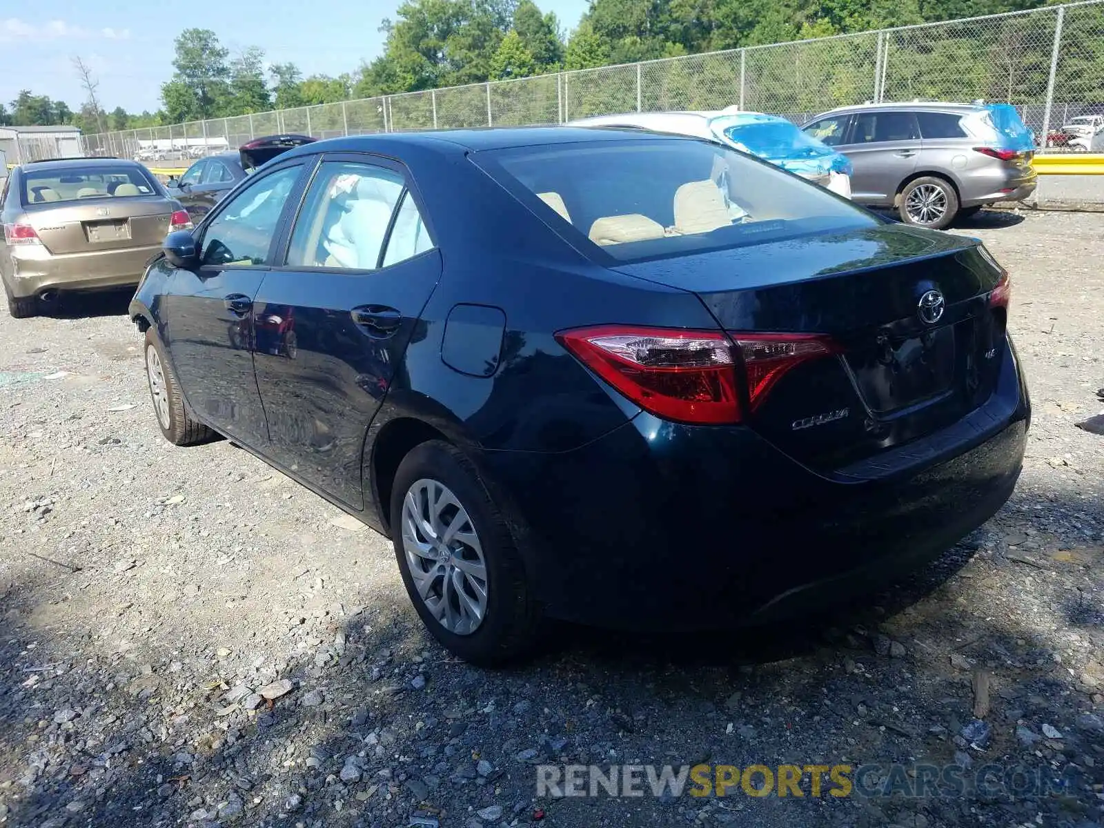 3 Photograph of a damaged car 2T1BURHEXKC141801 TOYOTA COROLLA 2019